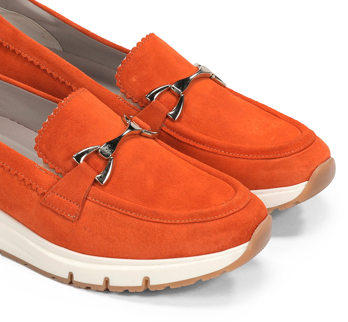 Dorking by Fluchos Serena D9047 mocassin orange sport femme