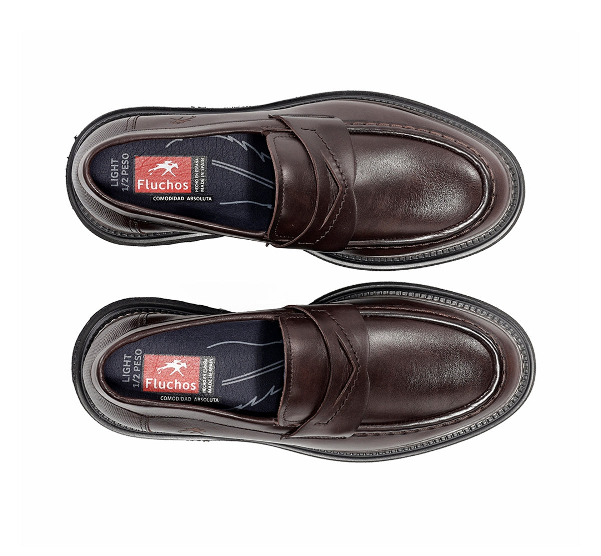 Fluchos Lincon F2058 mocassin marron homme cuir