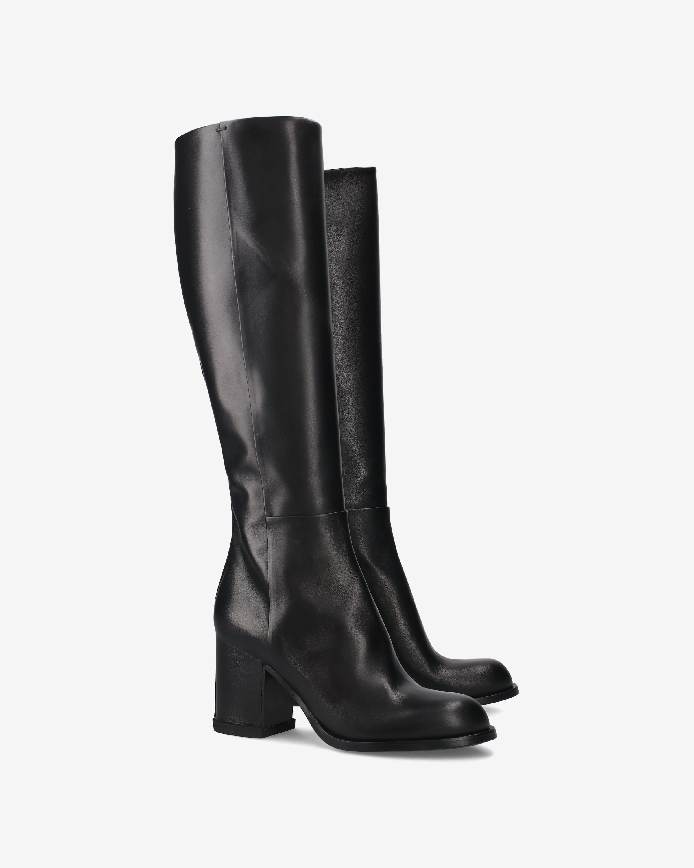 Premiata Boots bottines femme cuir noir talon 8 cm