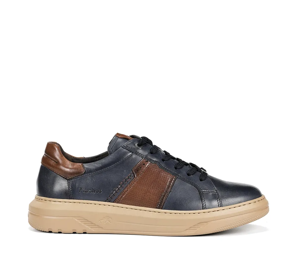 Fluchos Boston F2043 basket homme bleu souple