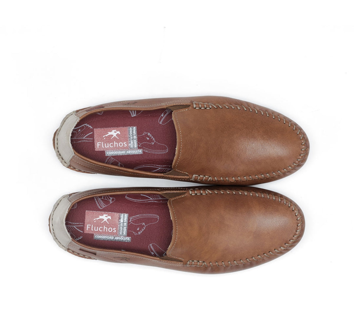 Fluchos Dorian F1173 mocassin marron homme cuir