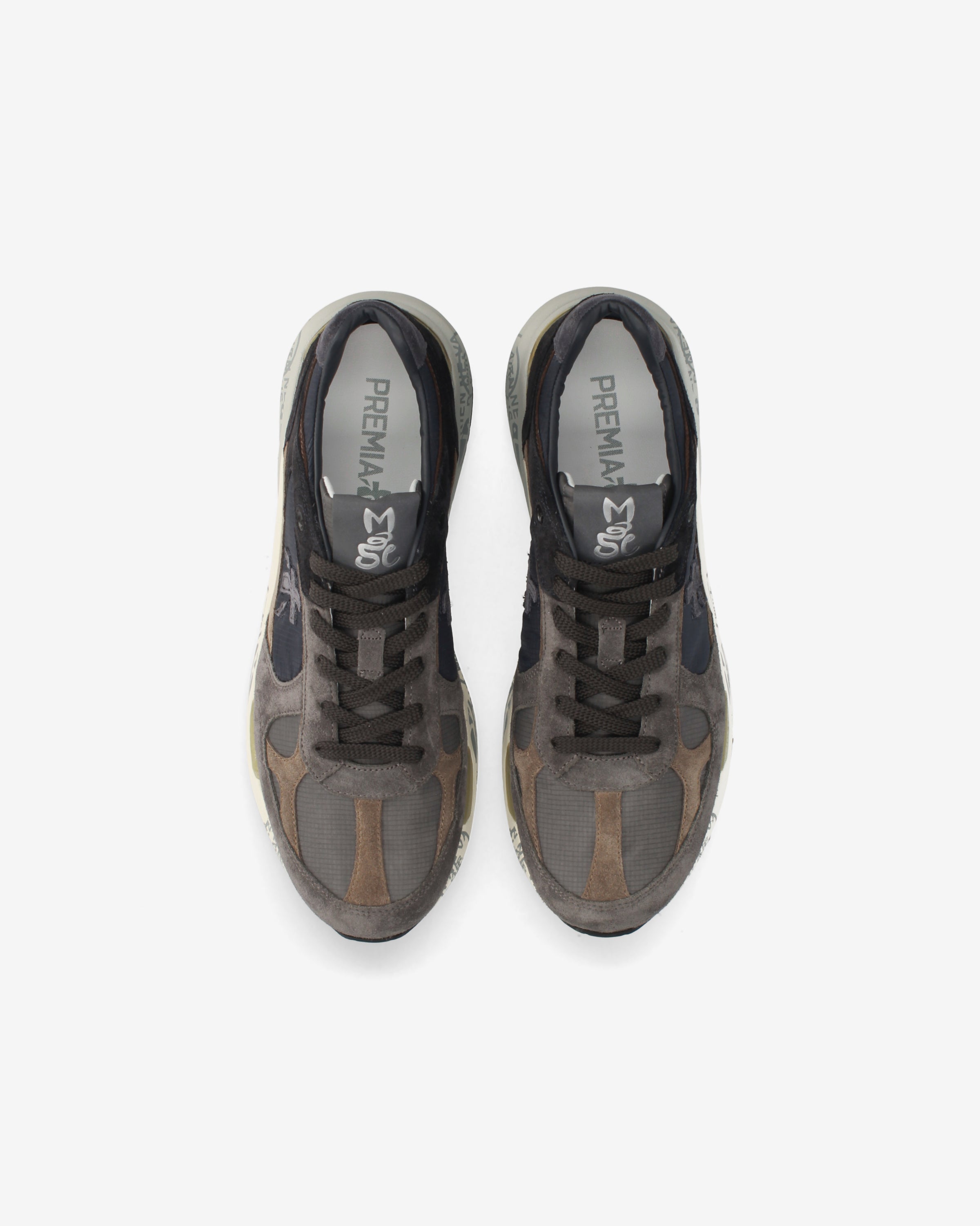 Premiata Mase25 8426 sneakers gris bleu daim
