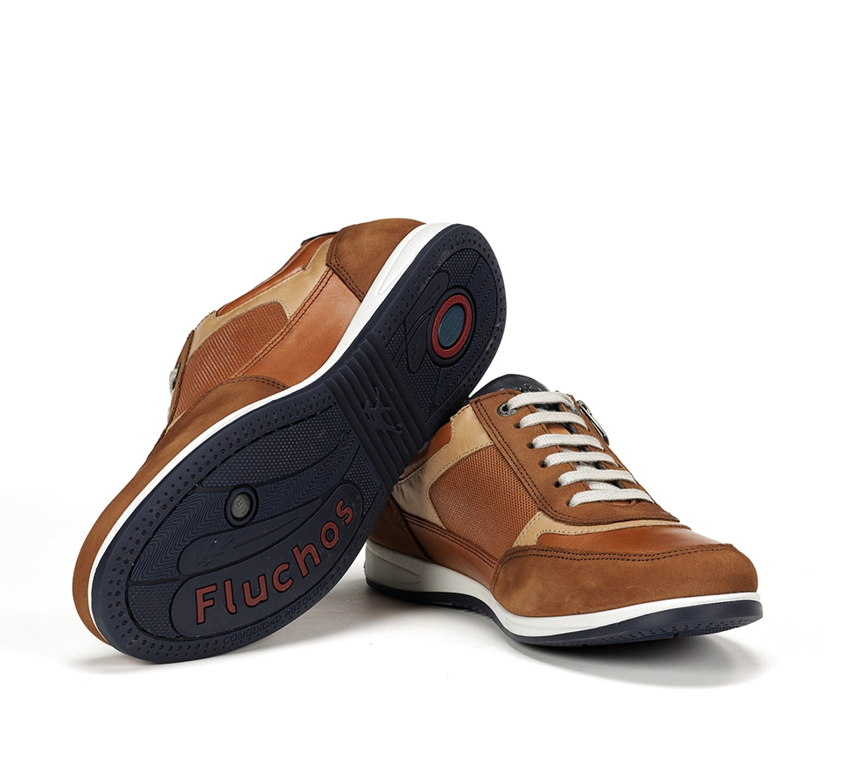 Fluchos Daniel F1288 baskets homme marron confort marche