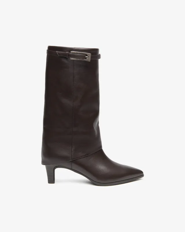 Nero Giardini Boots bottes femme cuir talon 5 cm pointure 38