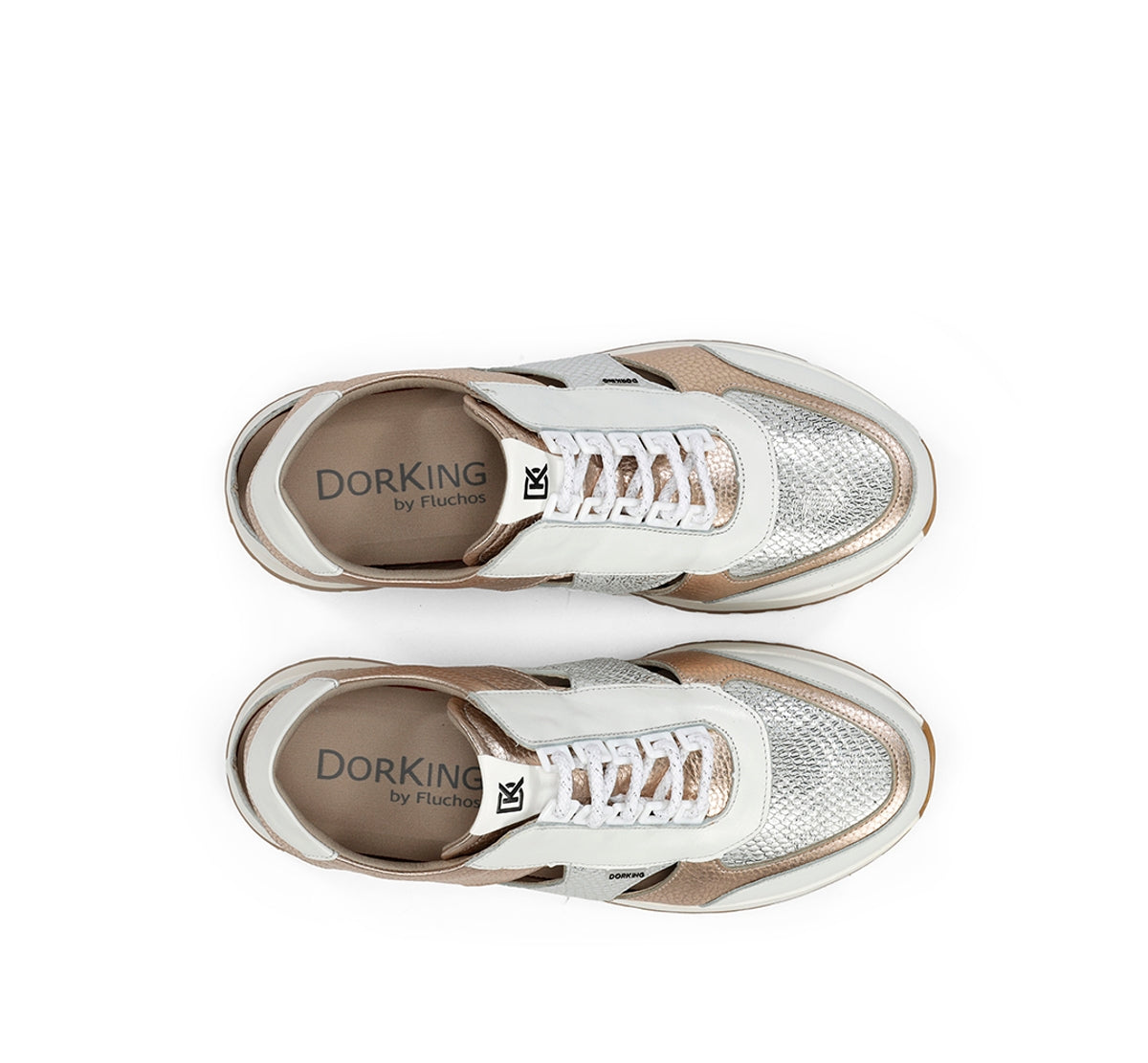 Dorking by Fluchos Split D9475 baskets femme doré