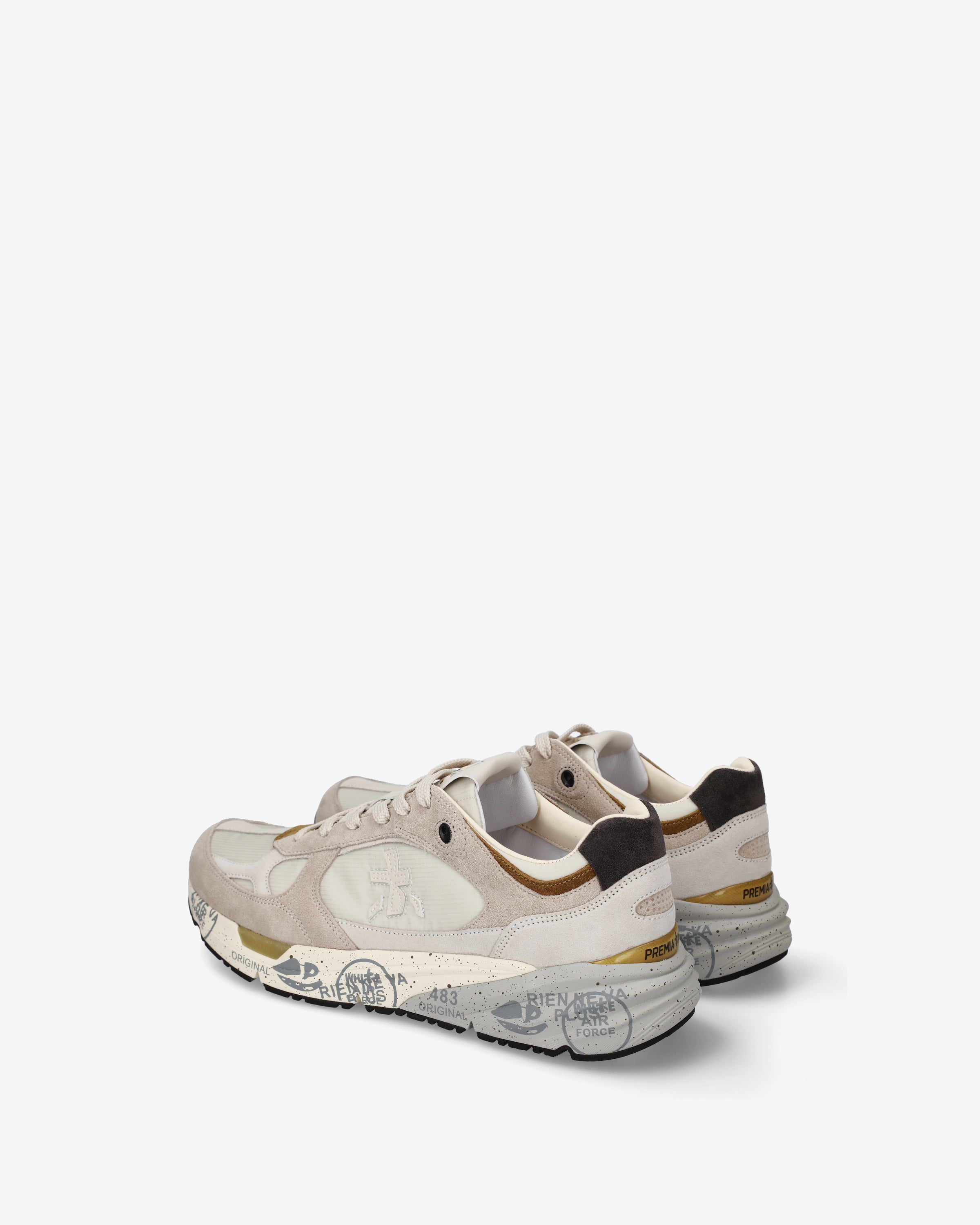Premiata Mase25 8425 baskets crème cuir