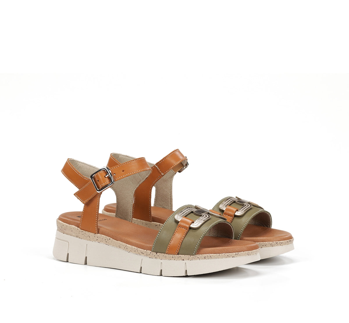 Dorking Klau D9484 sandale femme verte légère