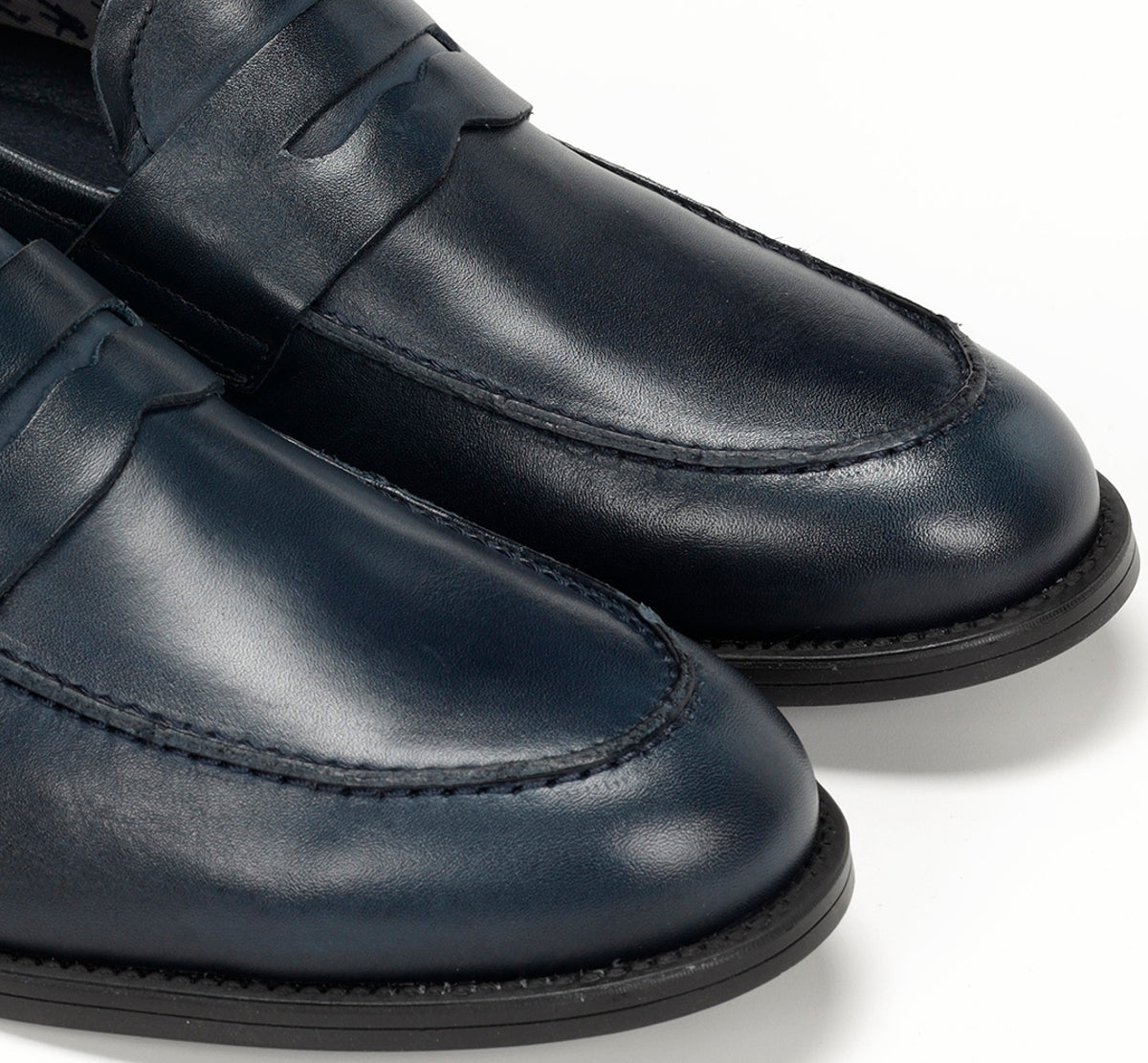 Fluchos Henri F0824 mocassin homme bleu cuir