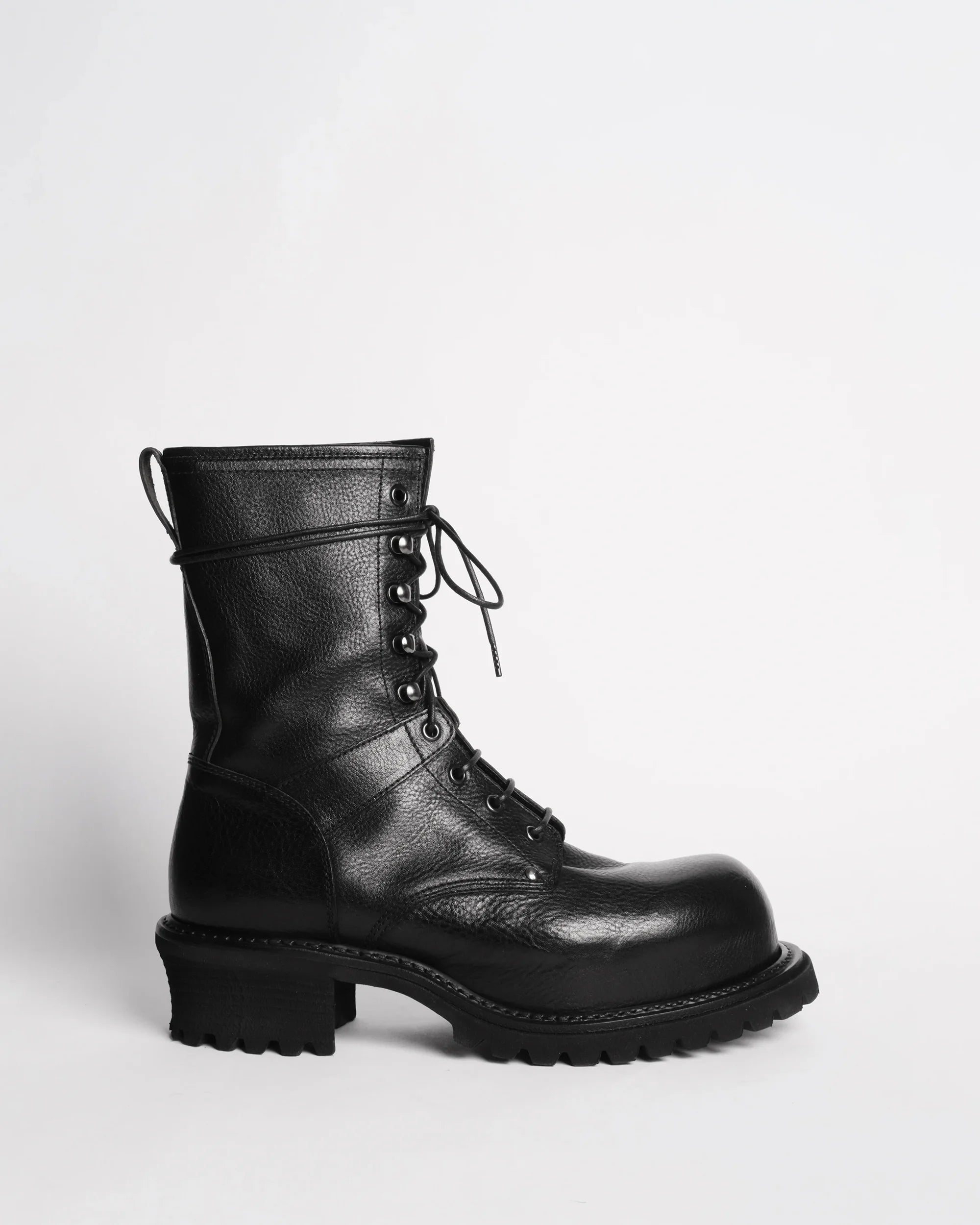 Premiata 016 boots cuir lacets zip homme