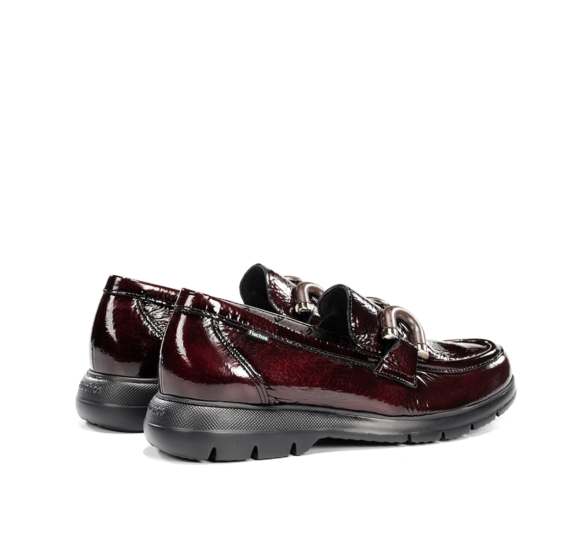 Fluchos Gladis F2514 mocassins femme rouge cuir