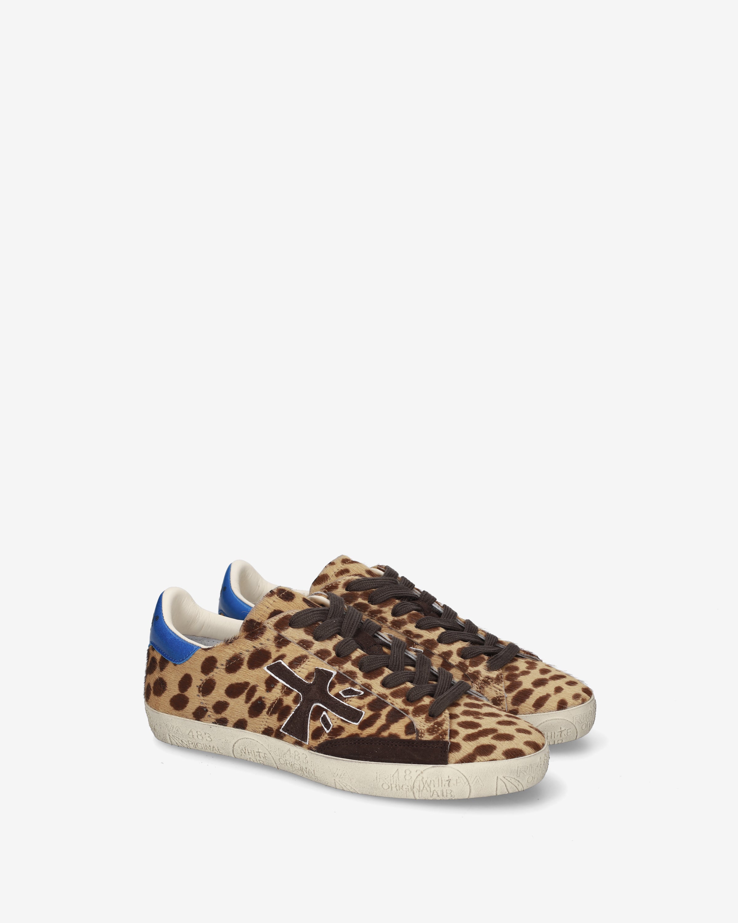 Premiata Stevend 8499 sneakers femme imprimé animal beige