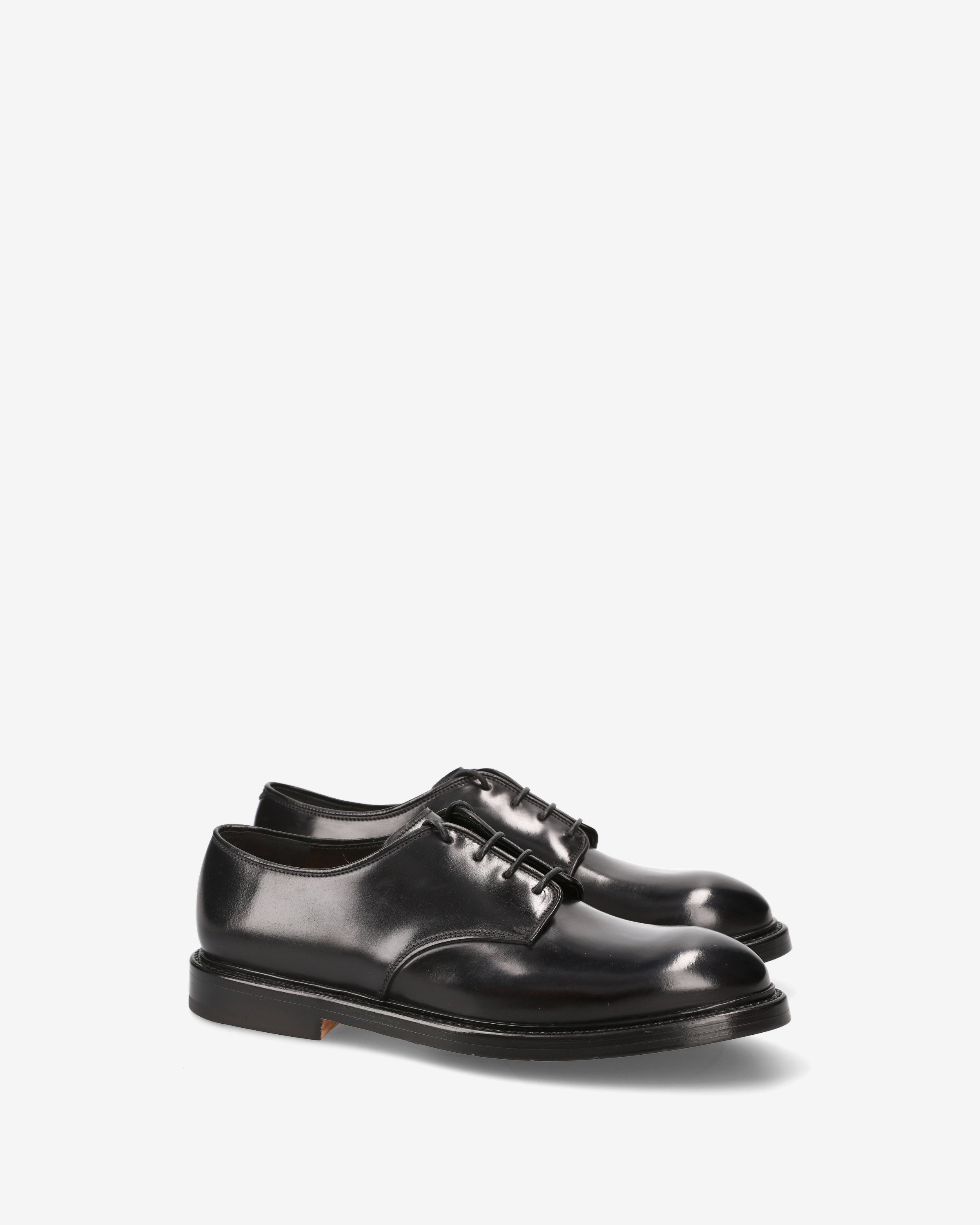 Premiata derbies homme noir cuir made in Italy