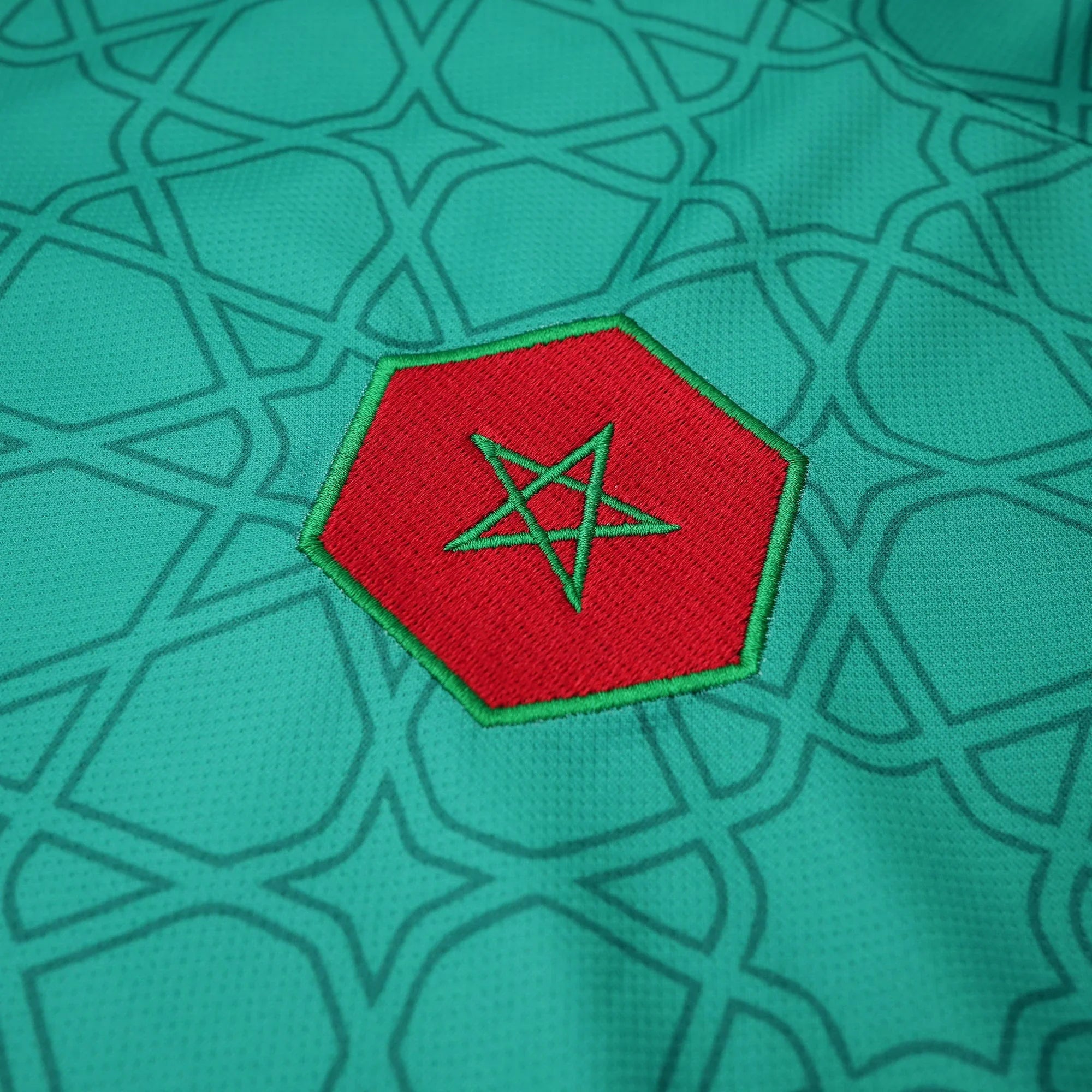 VO7 Morocco Green maillot foot vert lion