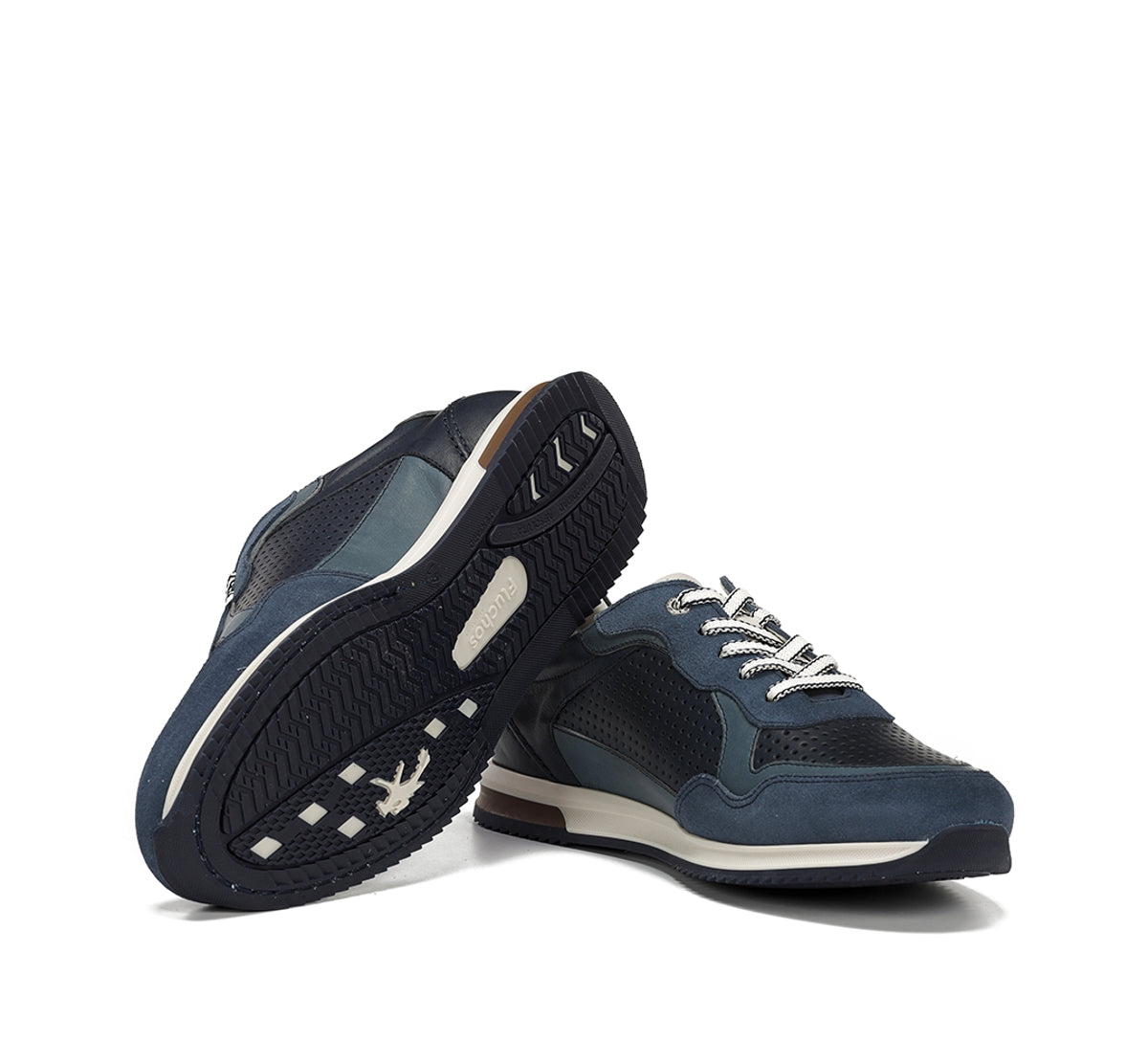 Fluchos Samir F2415 basket bleu cuir homme