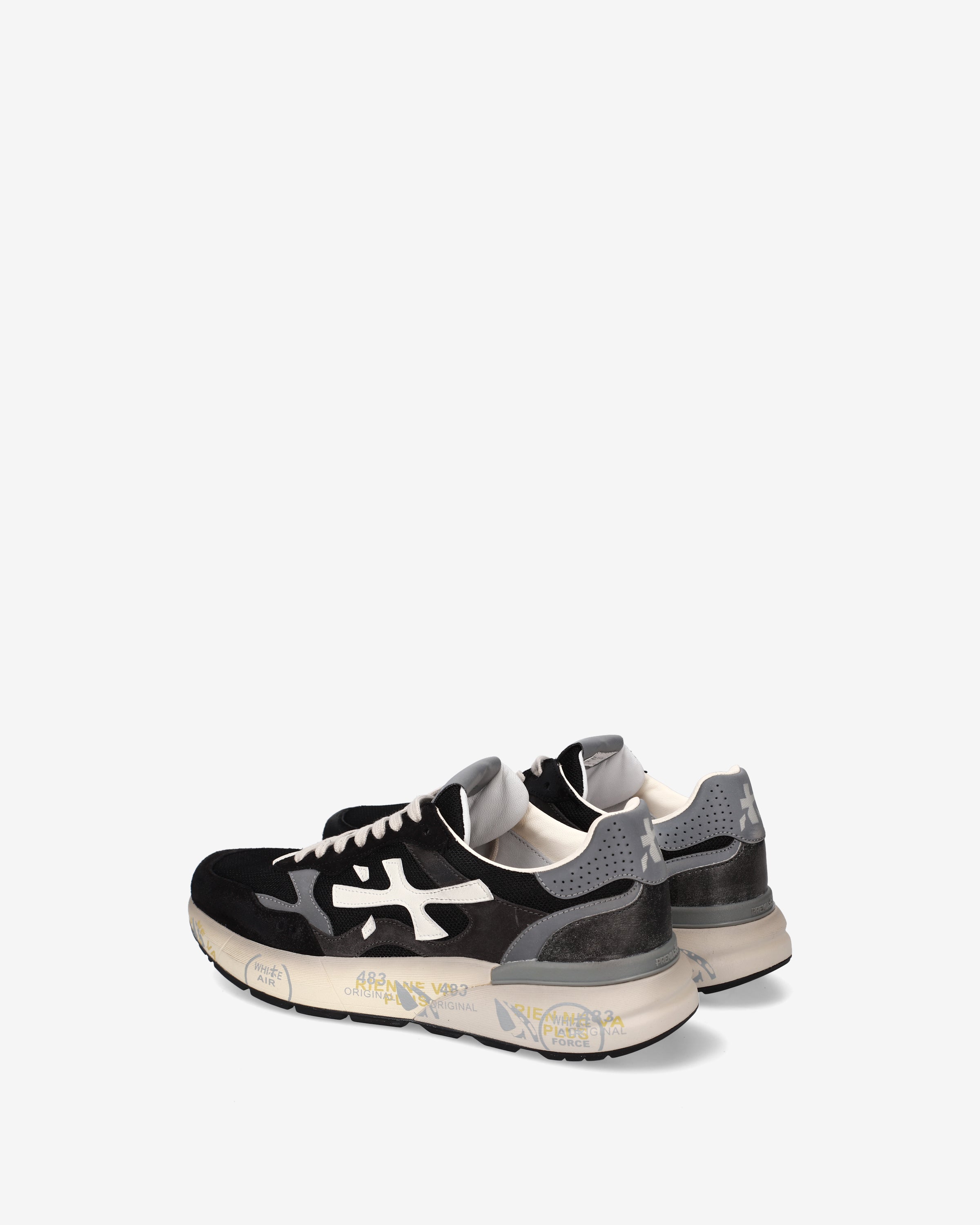 Premiata Mick 0.1 8119 baskets noir daim homme