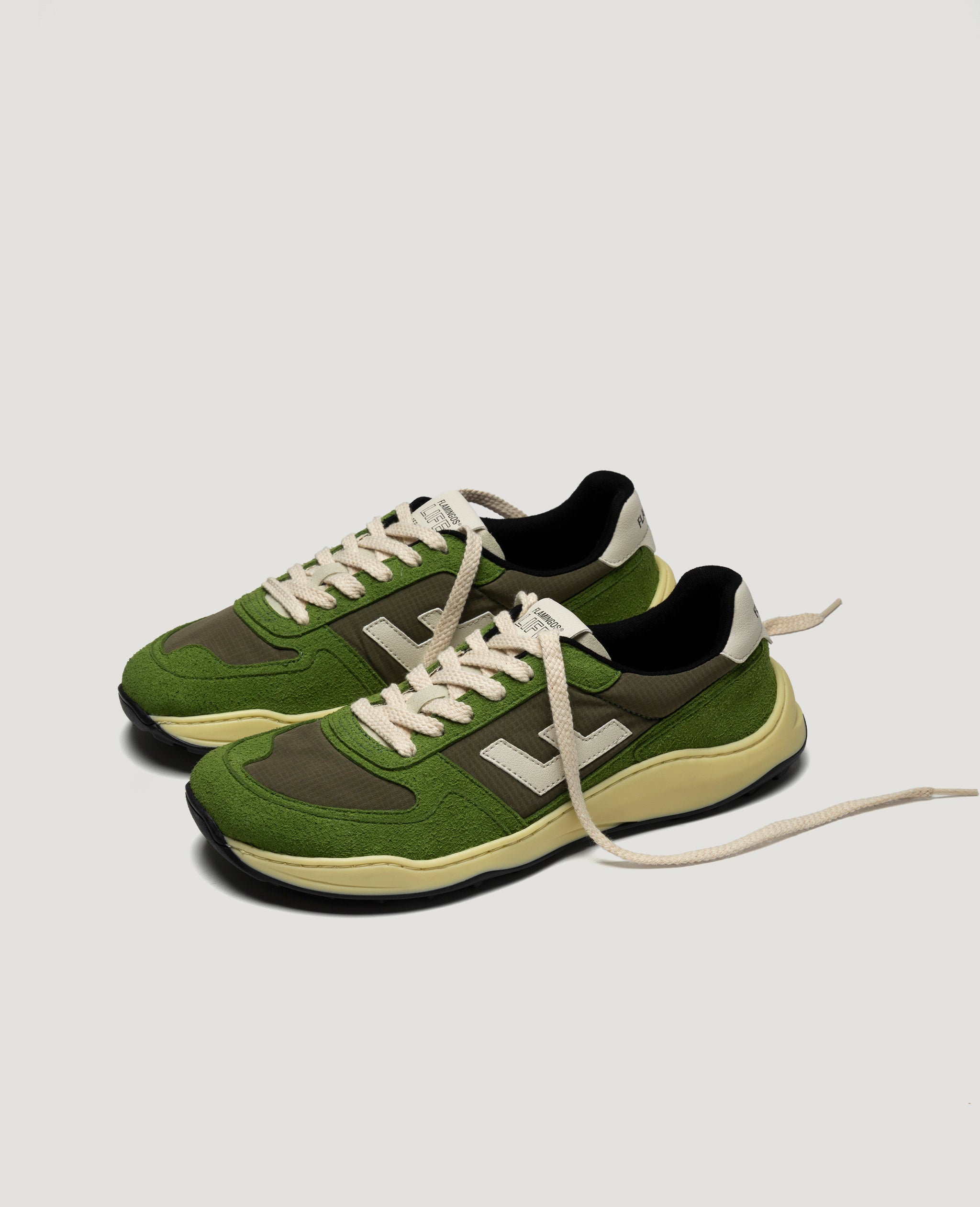 Flamingos Life Zero Drop Moss Ripstop baskets barefoot