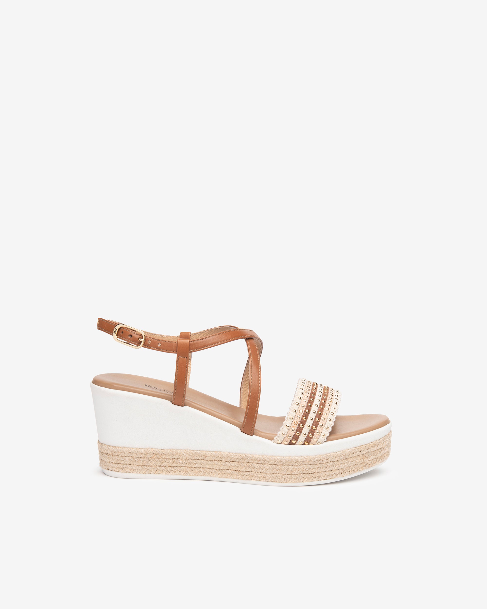 Nero Giardini Sandales Nu-pieds Cuir Femme Compensées 7 cm