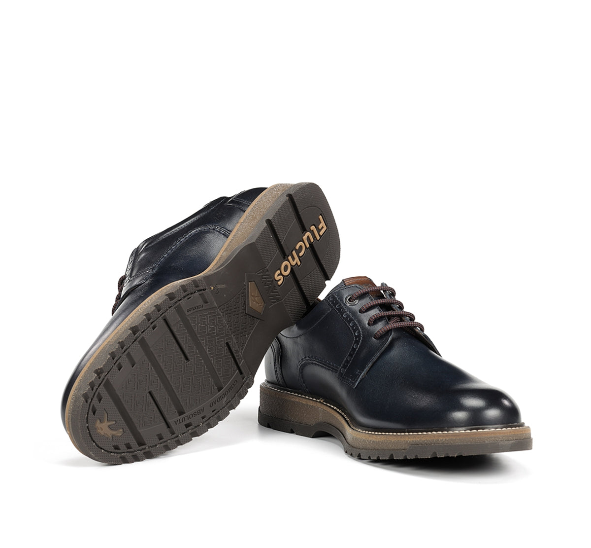 Fluchos Buggy F2319 chaussures bleues homme cuir