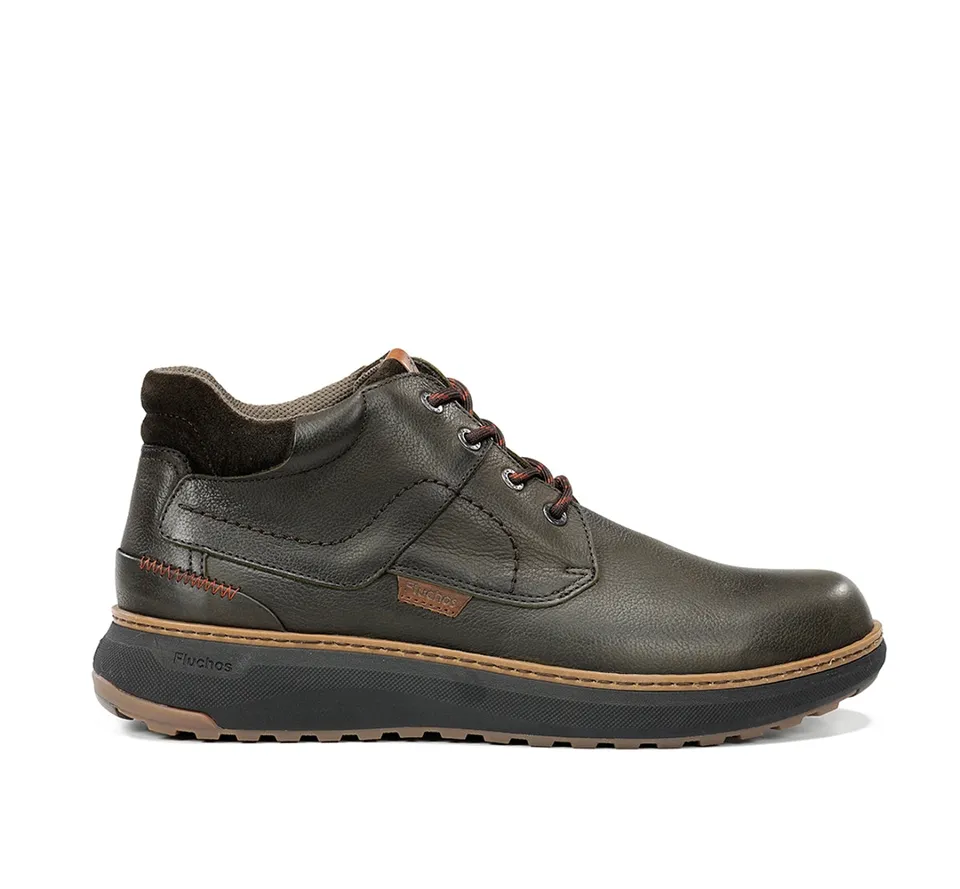 Fluchos Wildford F2536 bottine verte cuir homme