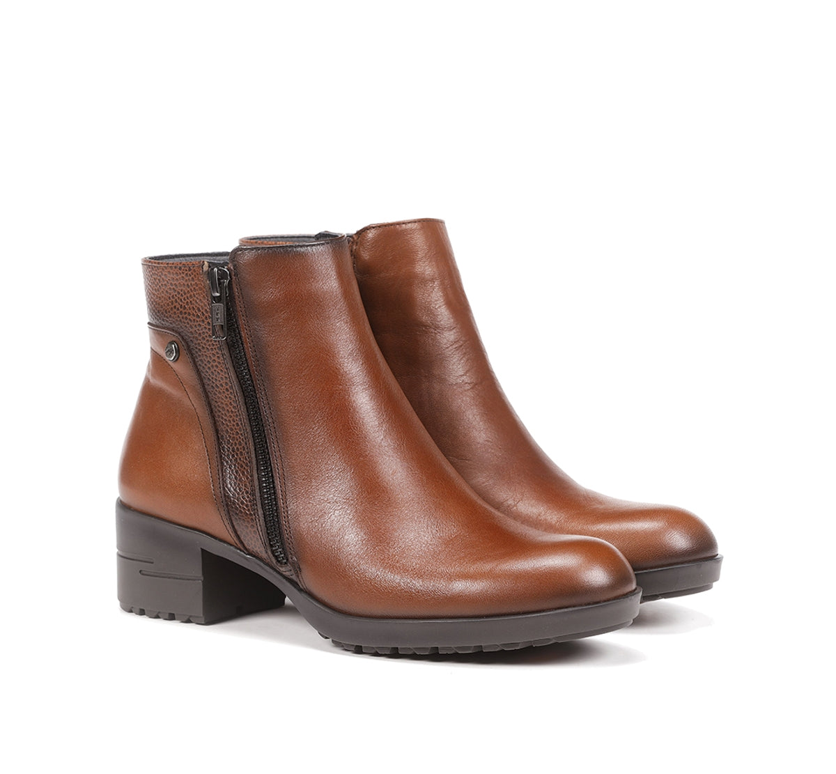 Fluchos Aliss F1367 bottines marron cuir femme