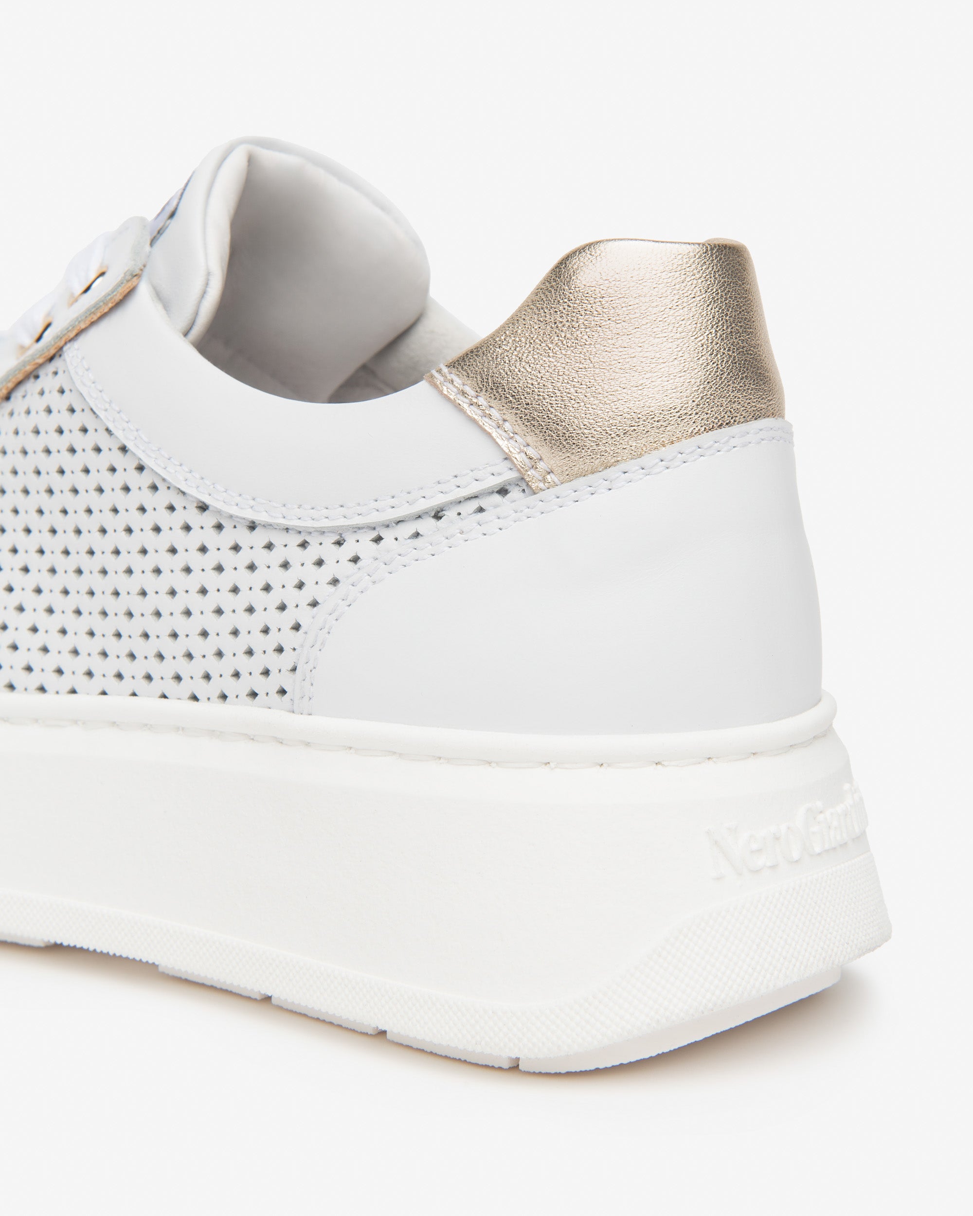 Nero Giardini Sneakers Basket Cuir Femme Tissu