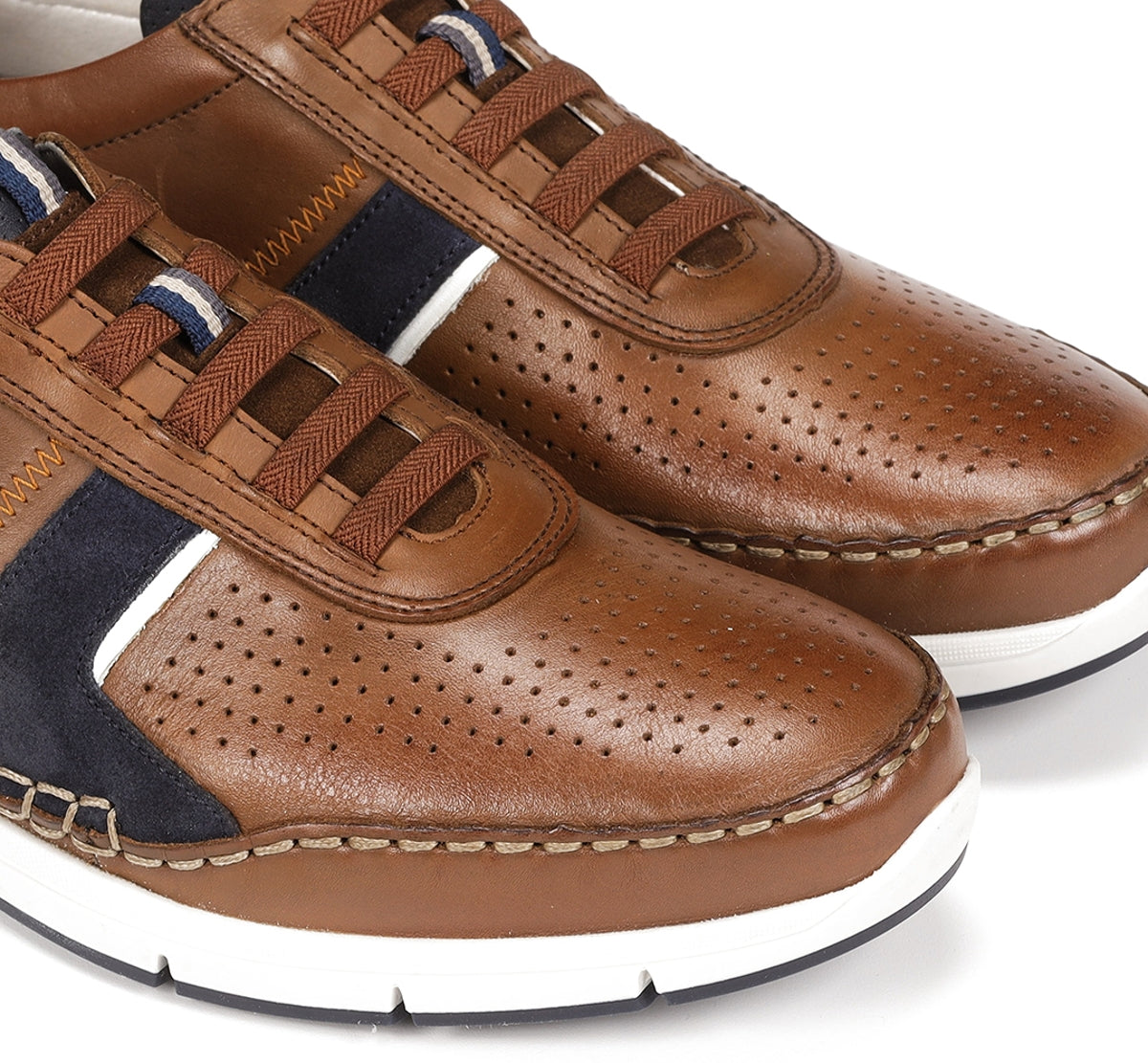Fluchos Yannic F1443 baskets homme marron lacets