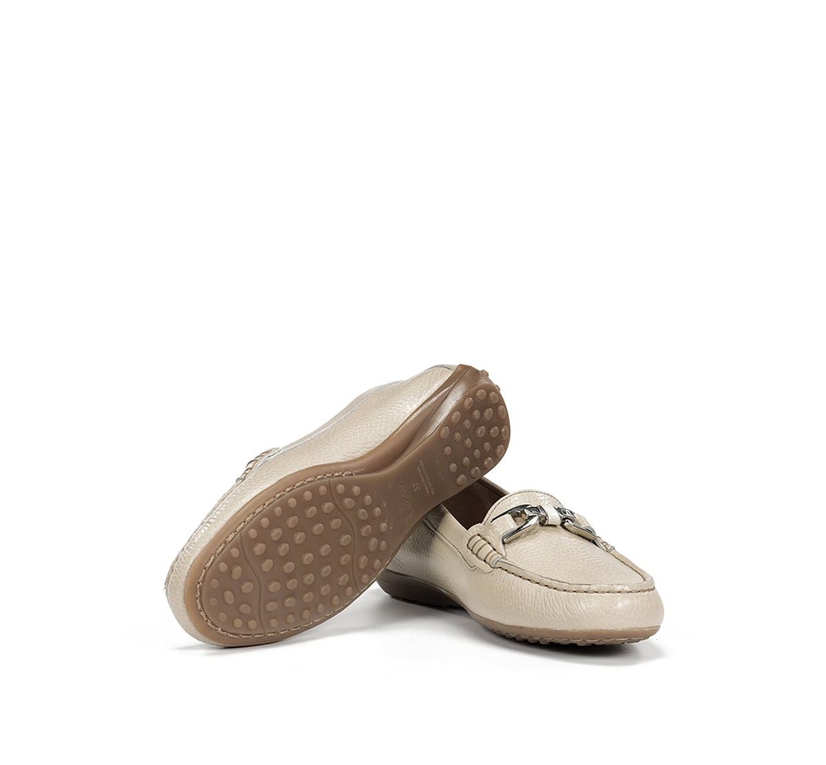 Fluchos Bruni F0804 mocassins taupe femme cuir