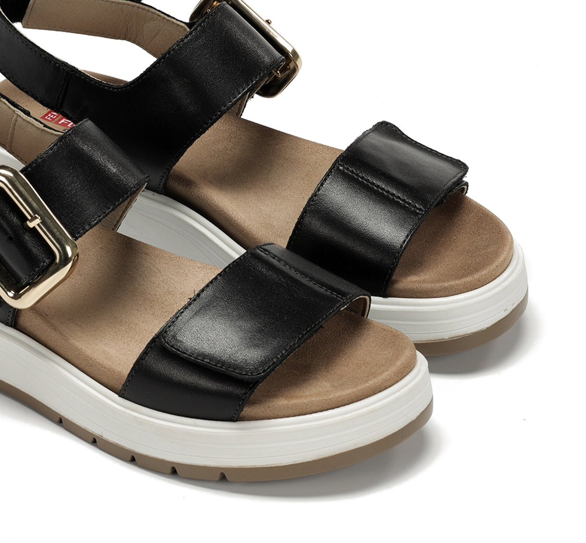 Fluchos Street F2166 sandales noires légères femme