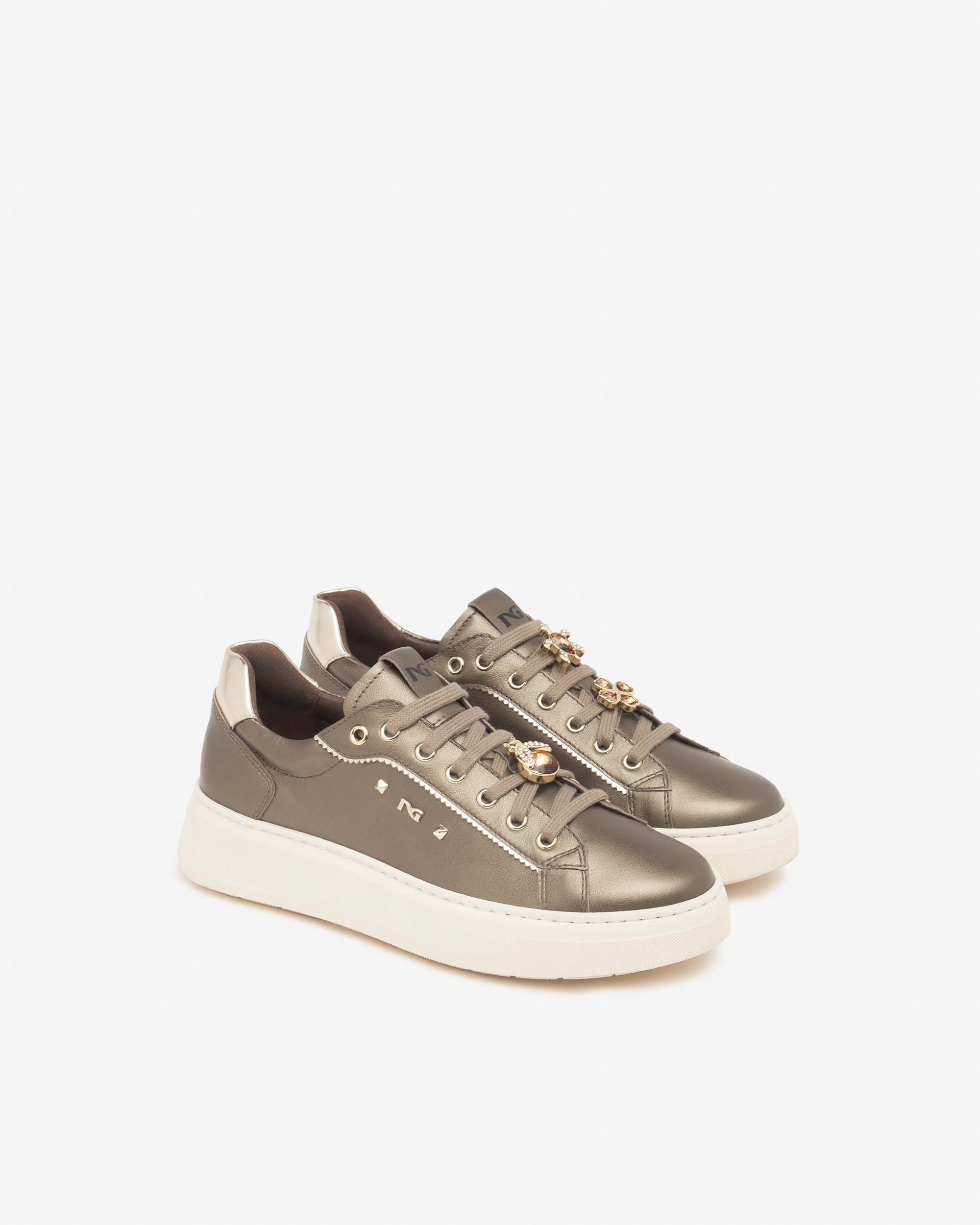 Nero Giardini Sneakers baskets cuir femme confort 38