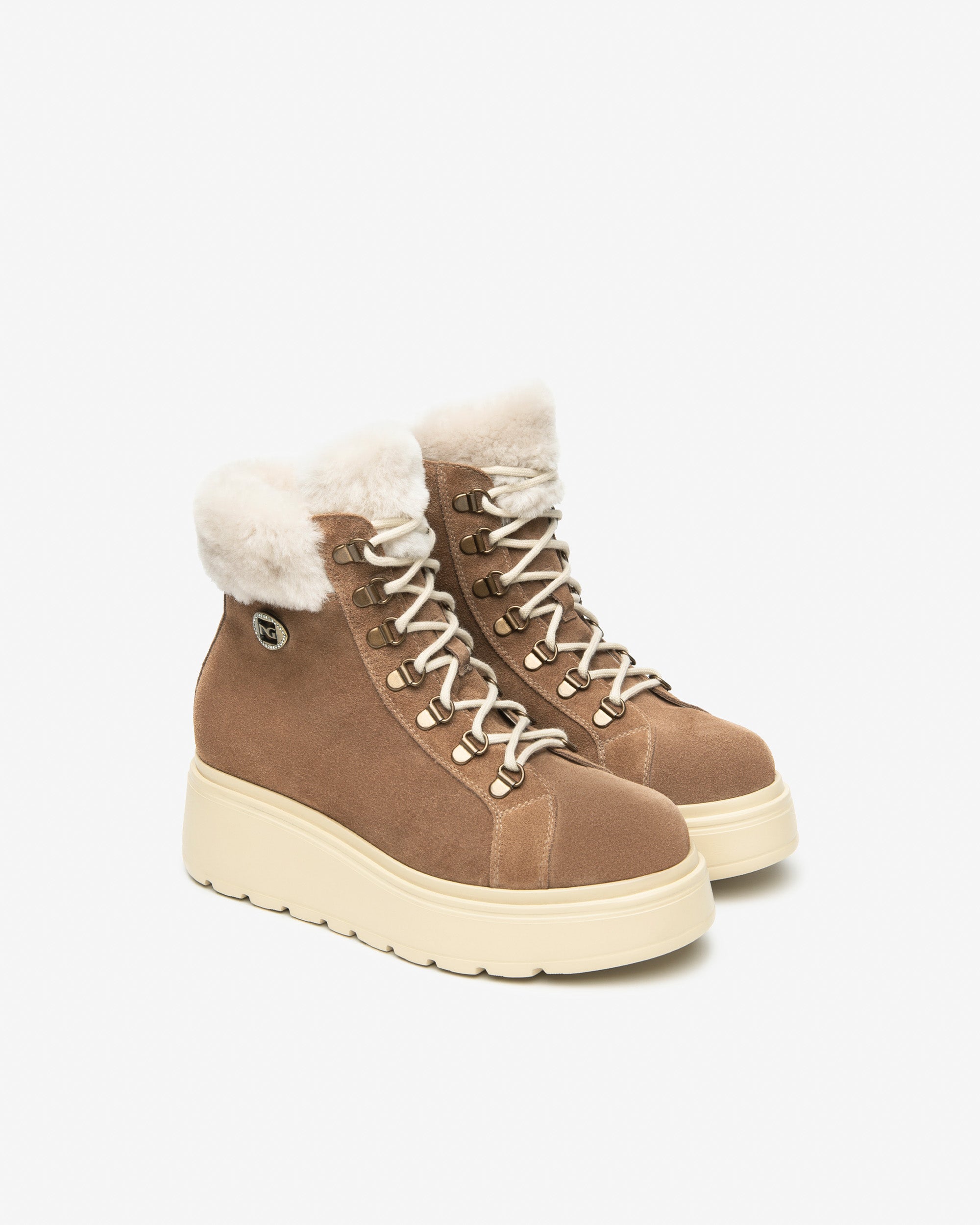 Nero Giardini Bottines Daim Femme Plateforme 55 mm