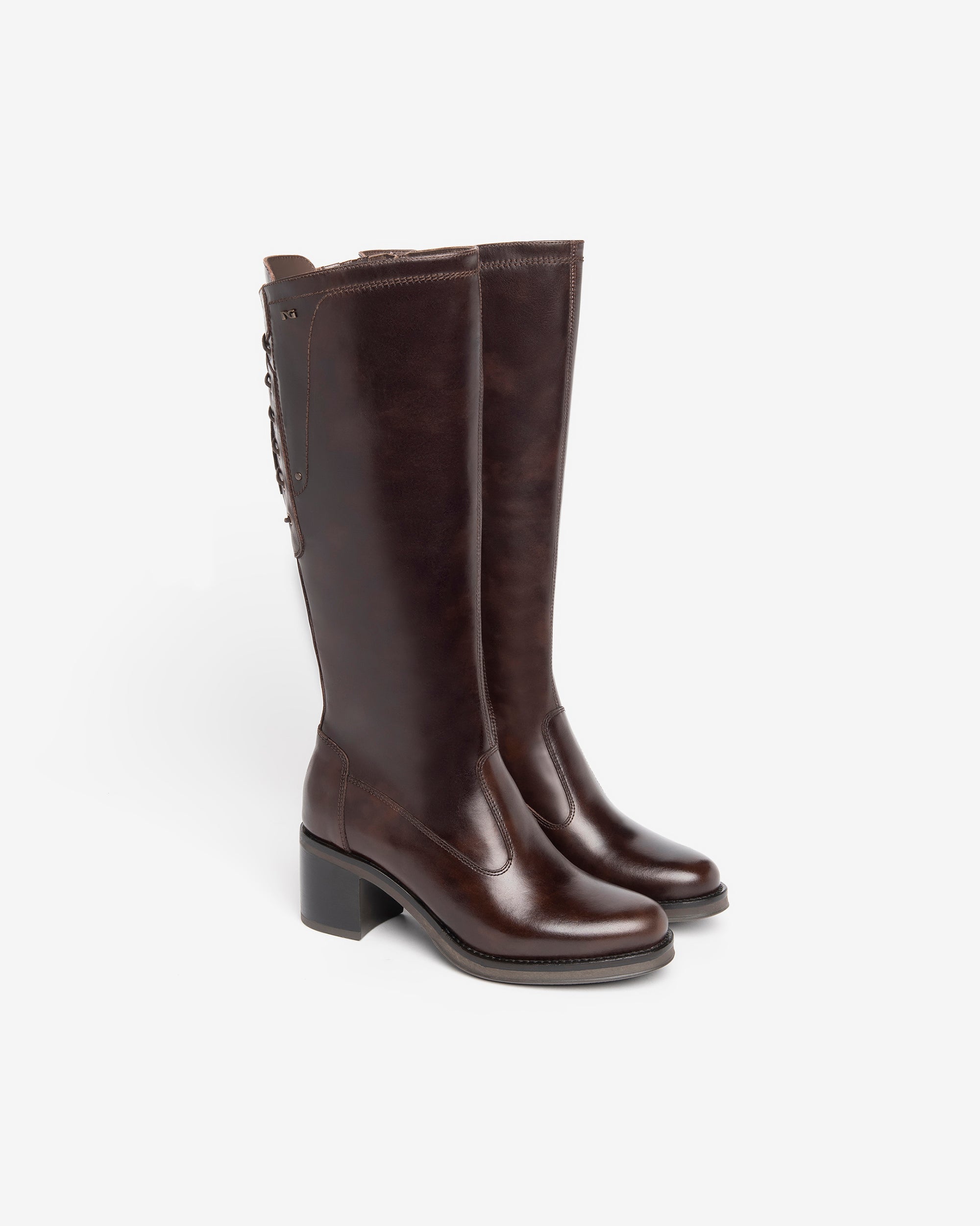 Nero Giardini Boots bottes cuir femme pointure 38