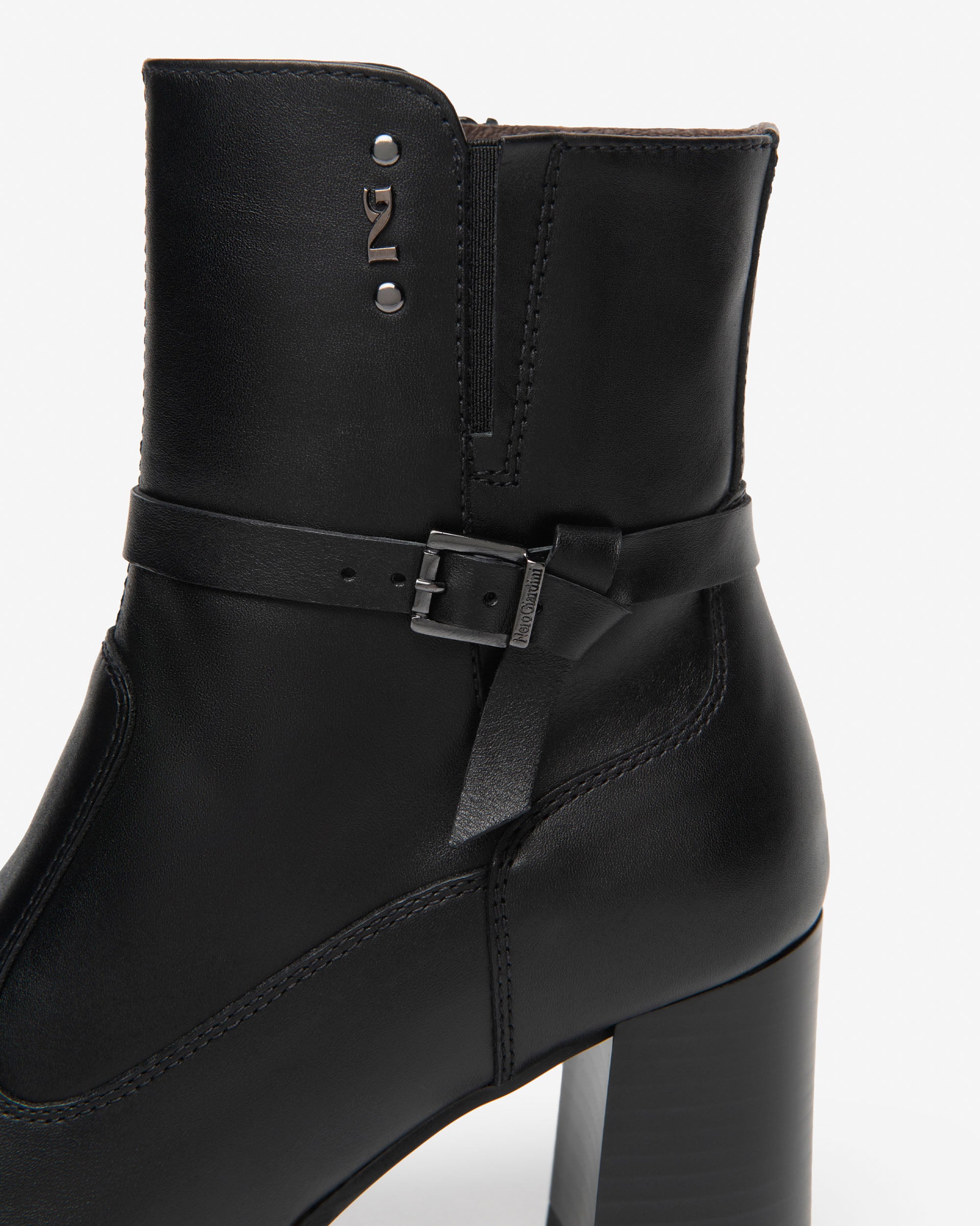Nero Giardini Bottines cuir femme talon 75 mm