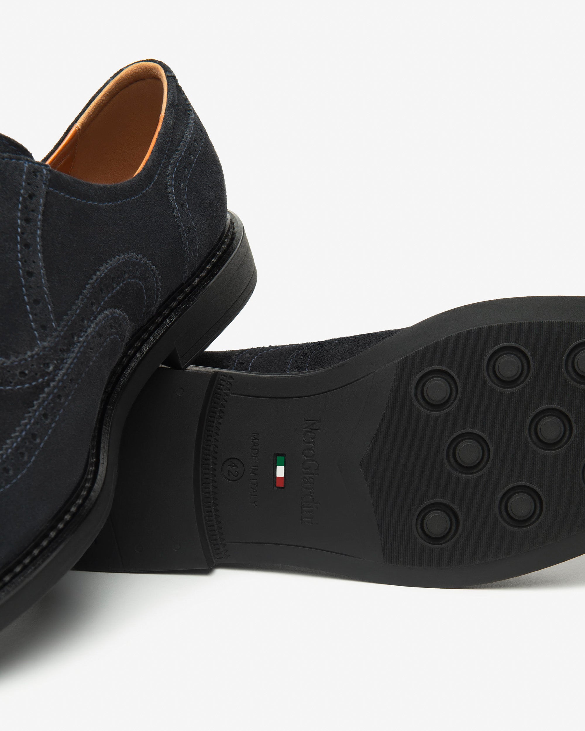 Nero Giardini Tie-up derbies cuir homme daim