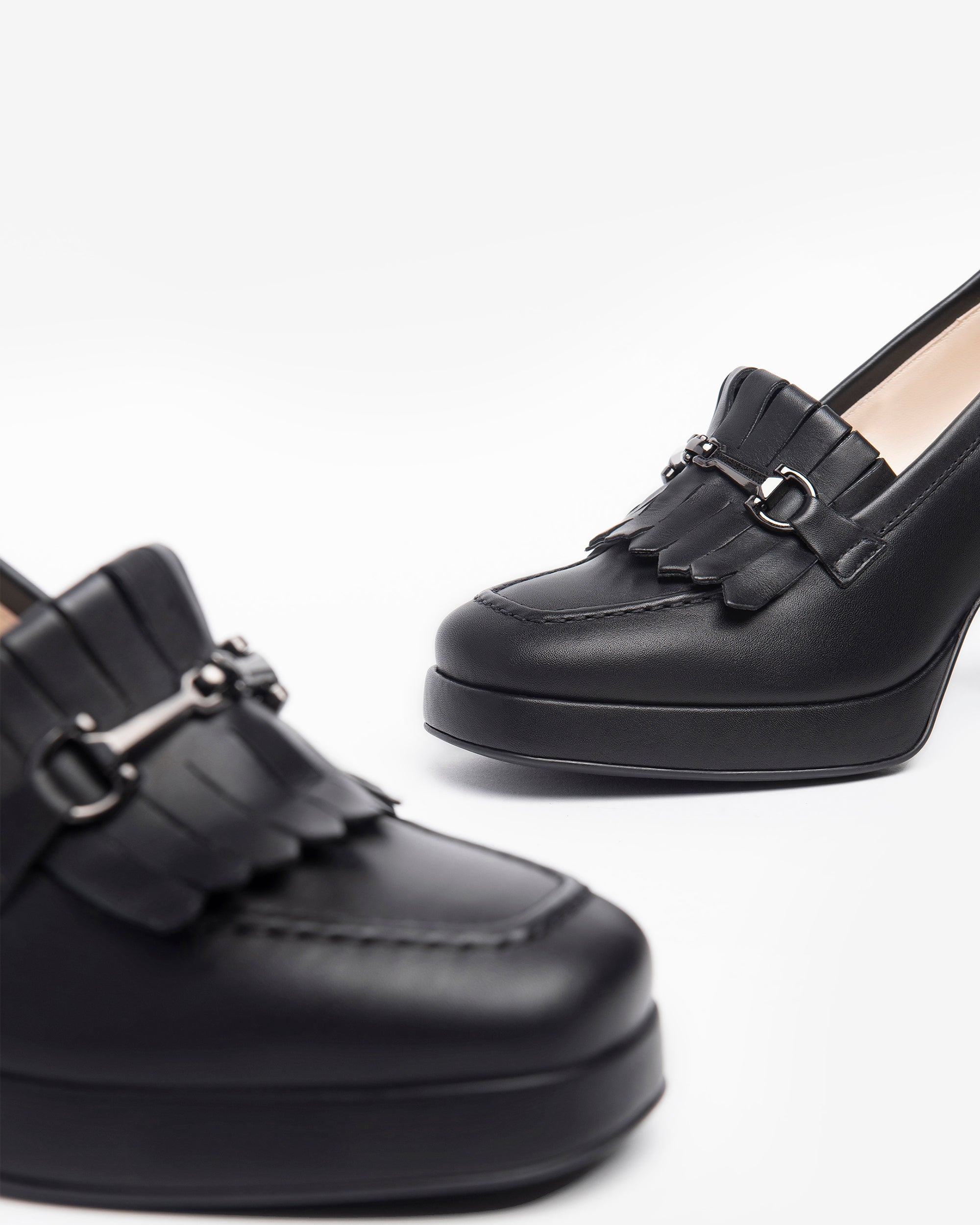 Nero Giardini Loafers mocassins cuir femme hiver