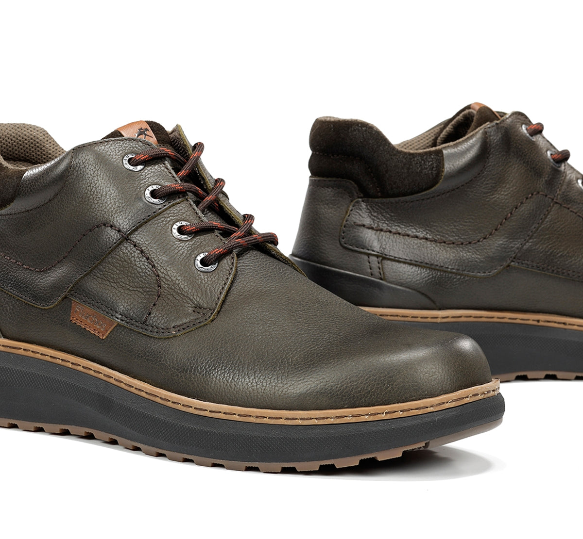 Fluchos Wildford F2536 bottine verte cuir homme