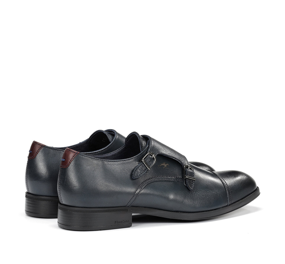 Fluchos Asgard F1838 derbies homme bleu cuir lisse