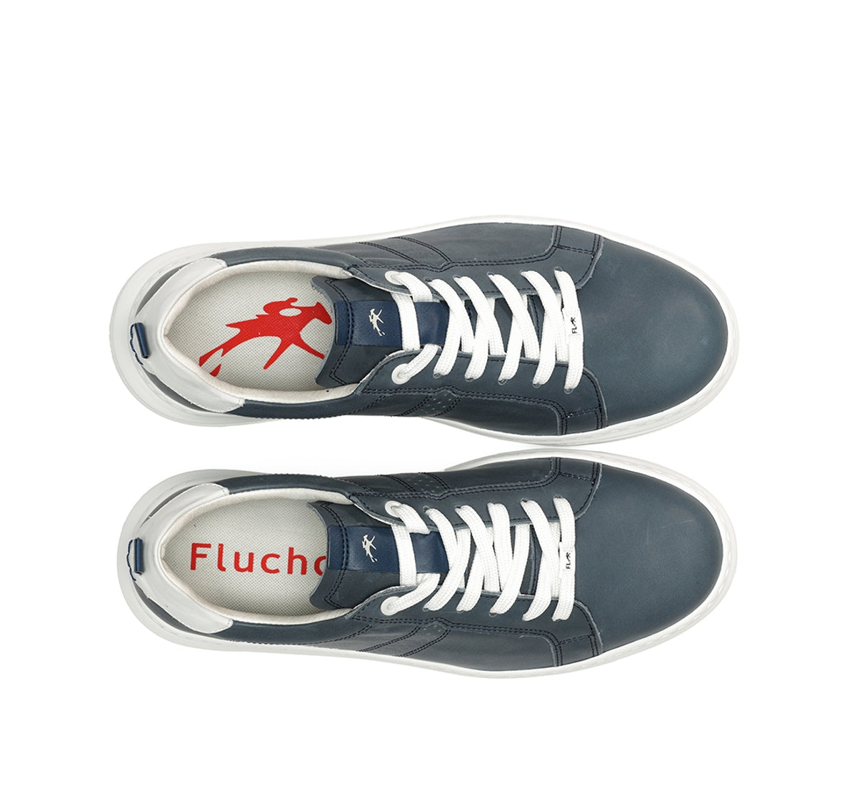 Fluchos Boston F1967 baskets bleues homme cuir
