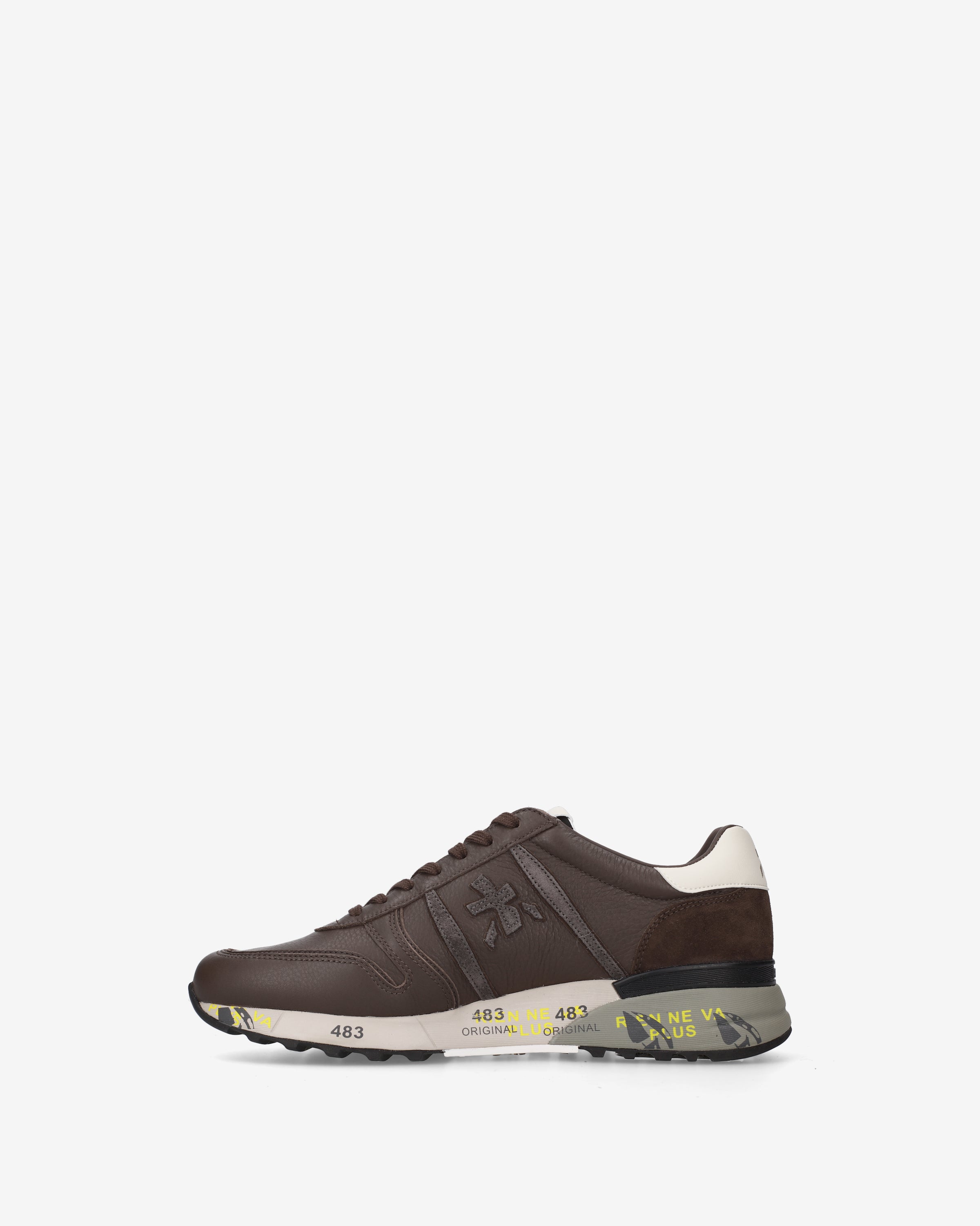 Premiata Lander 8658 baskets marron cuir