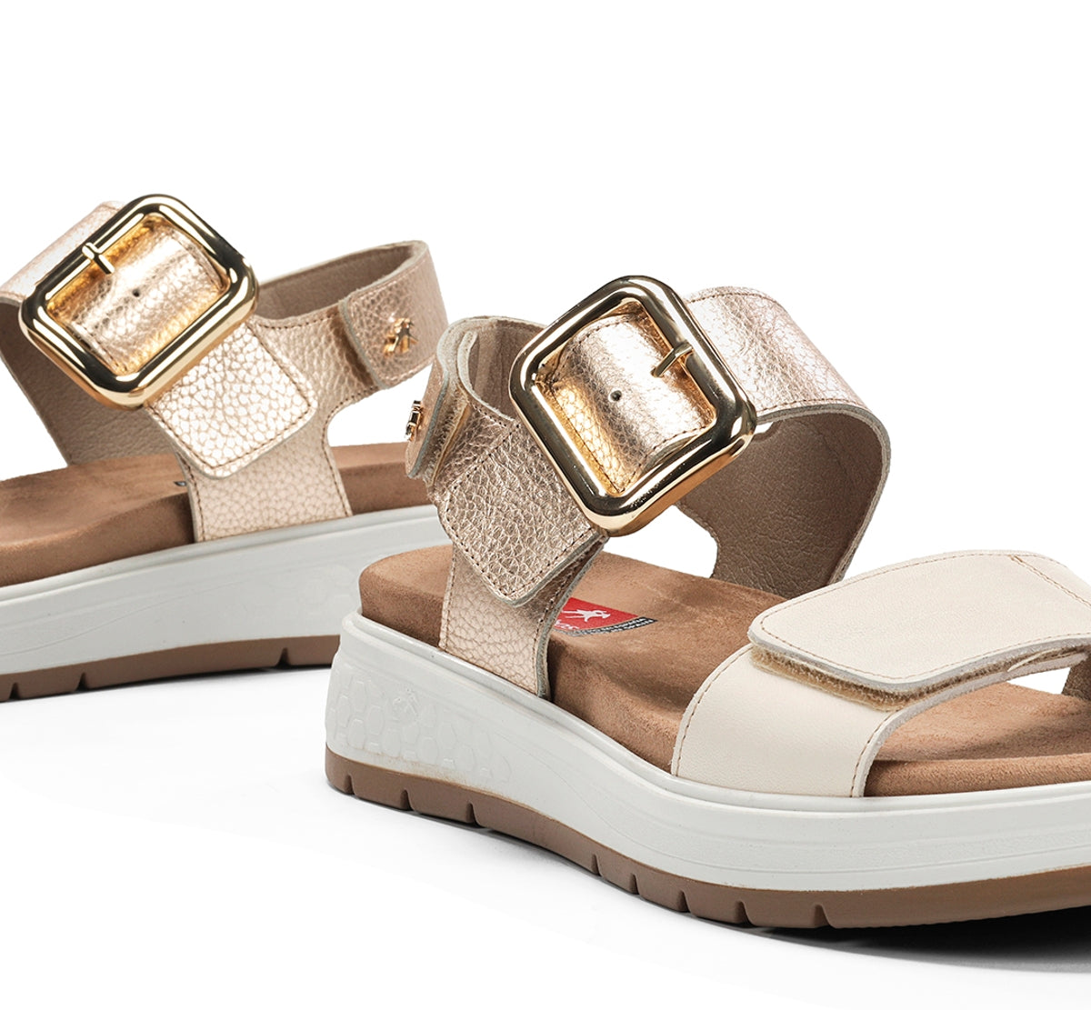 Fluchos Street F2166 sandales blanc cuir femme