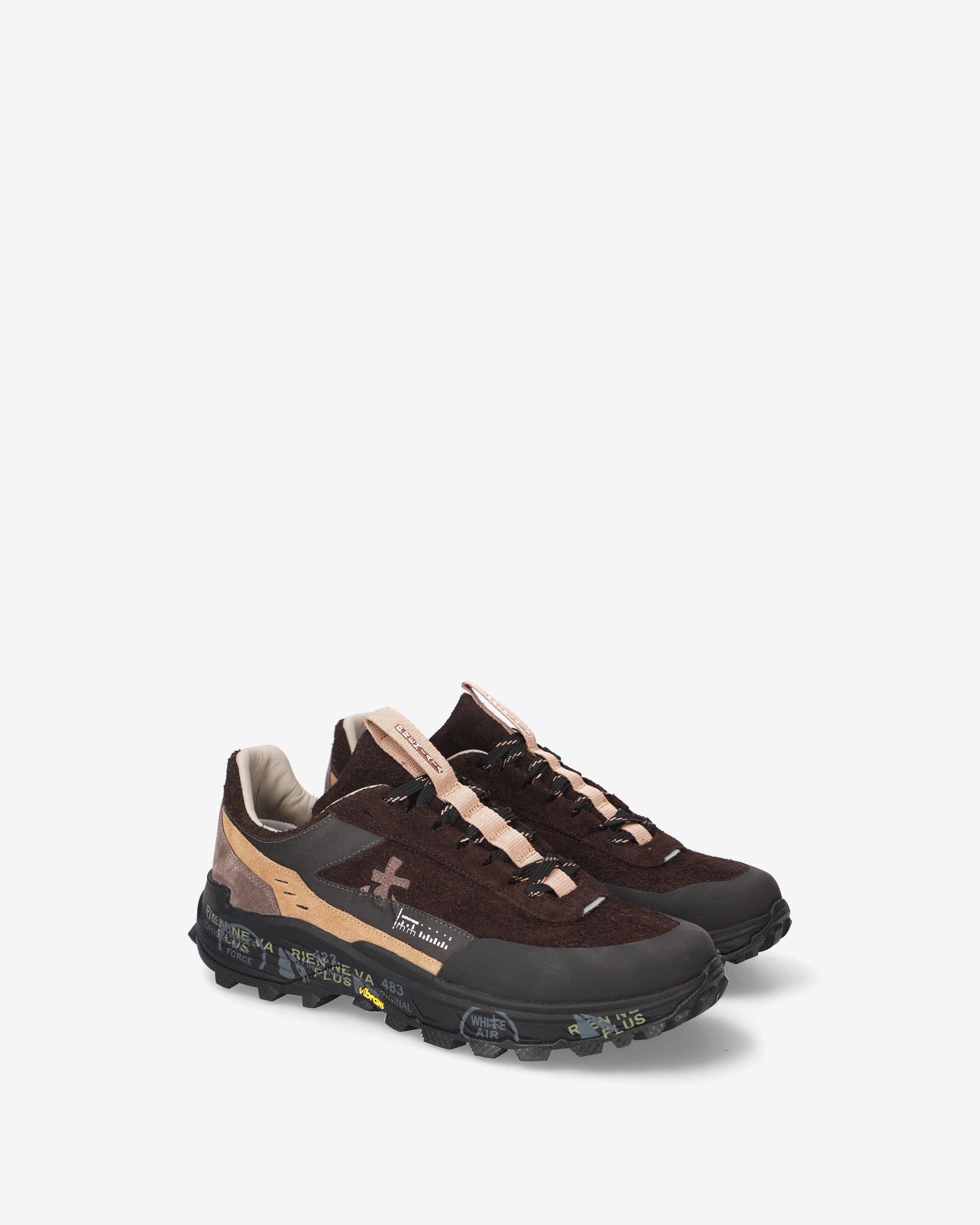 Premiata Devin 500 sneakers homme marron Vibram