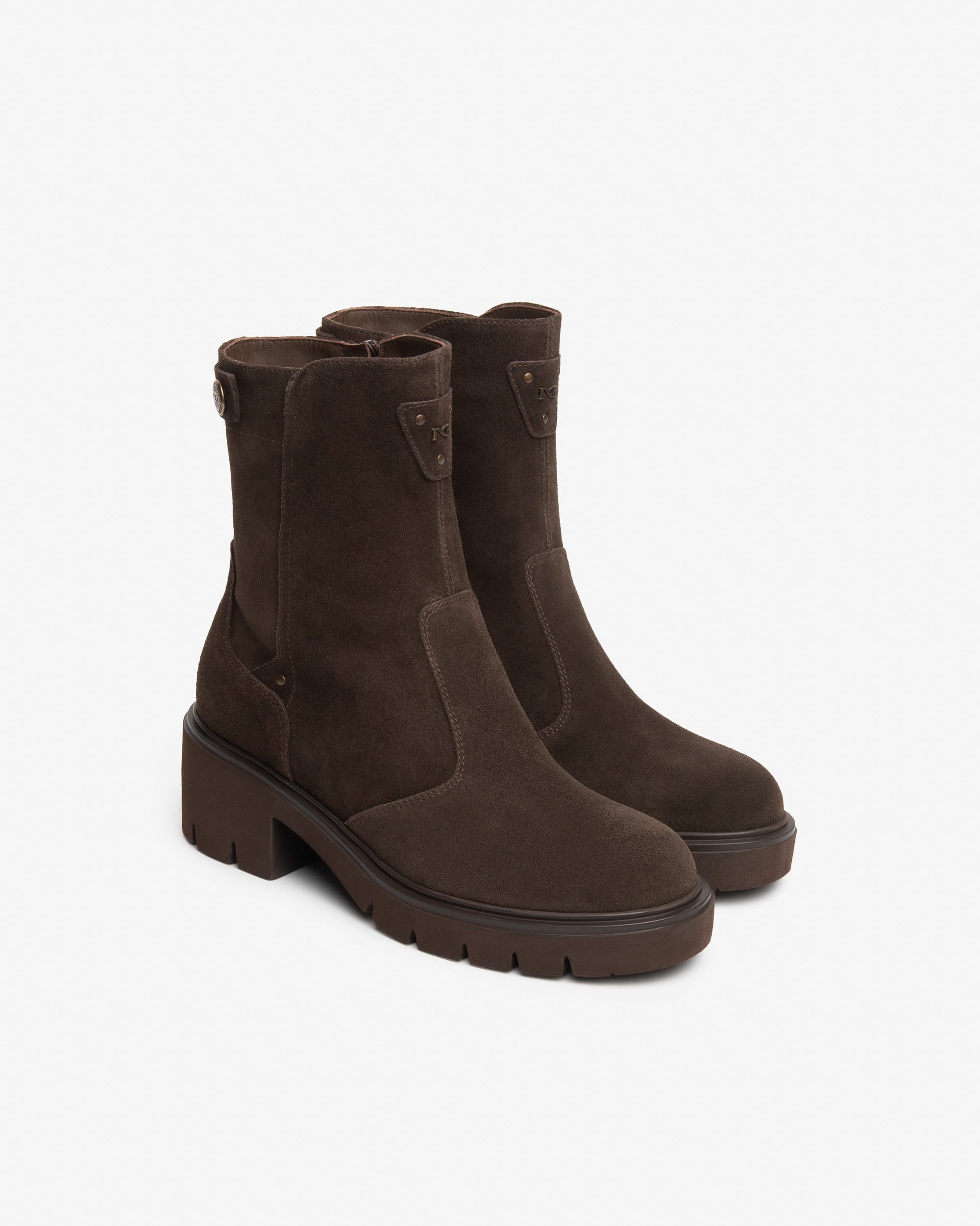 Nero Giardini Ankle Boots bottines daim femme zip talon 60