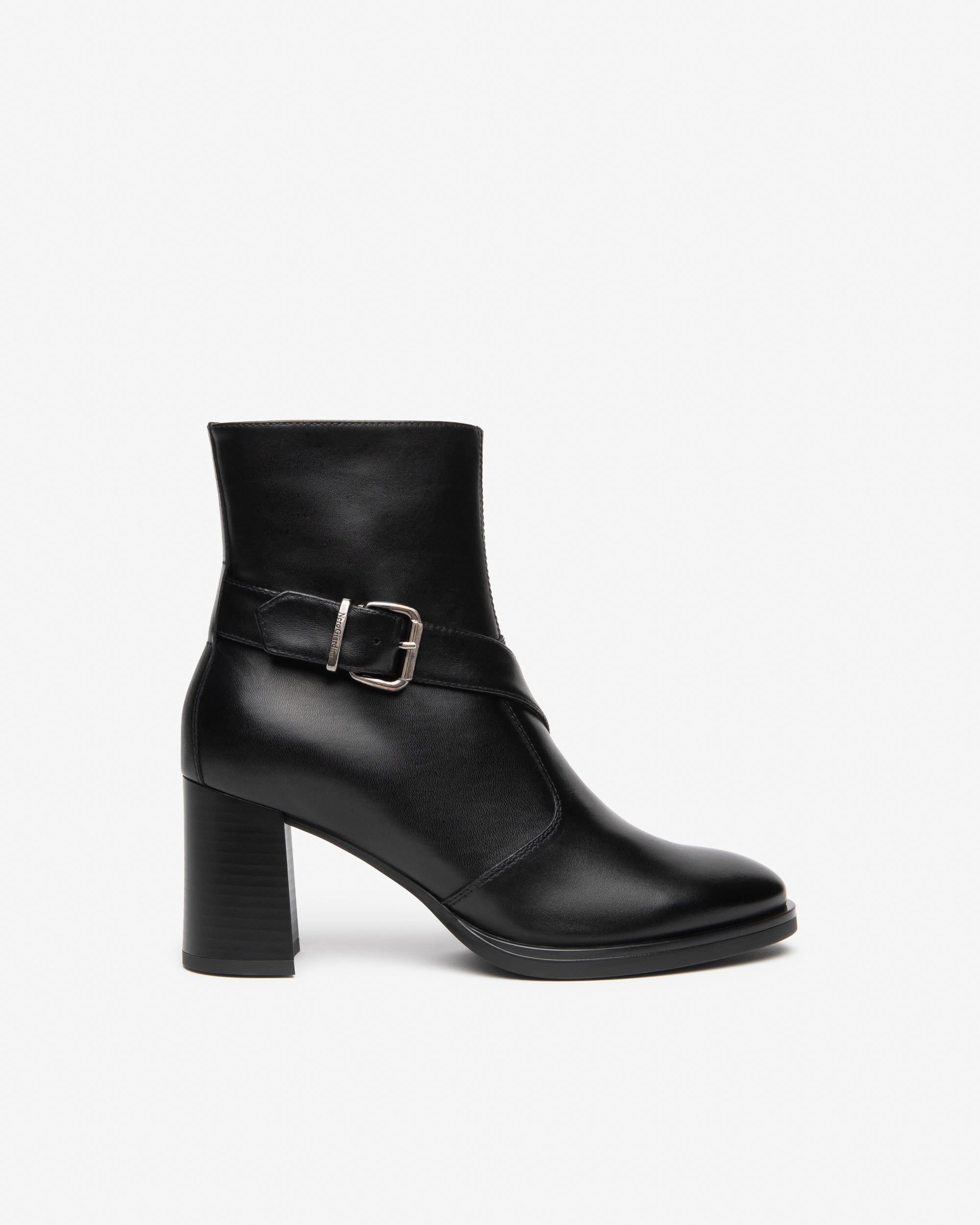 Nero Giardini Ankle Booties bottines cuir femme 38 talon
