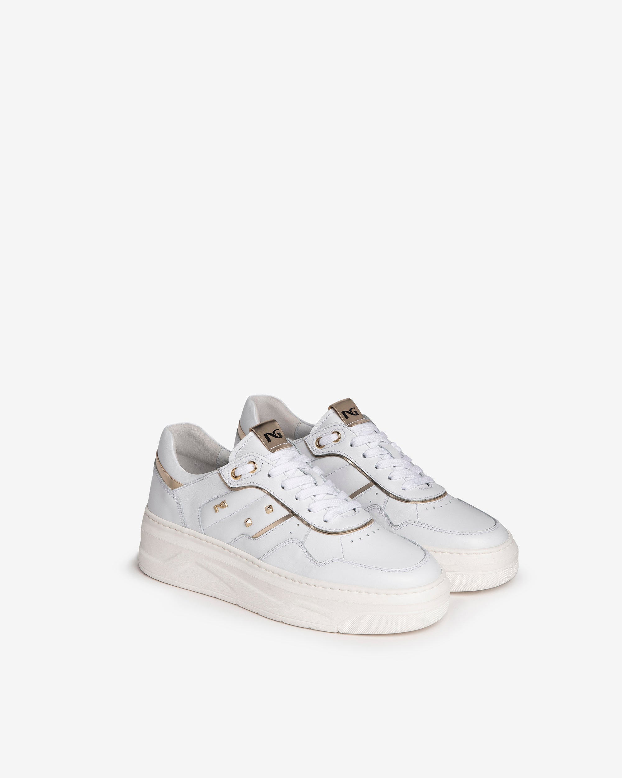 Nero Giardini Sneakers baskets cuir femme cuir