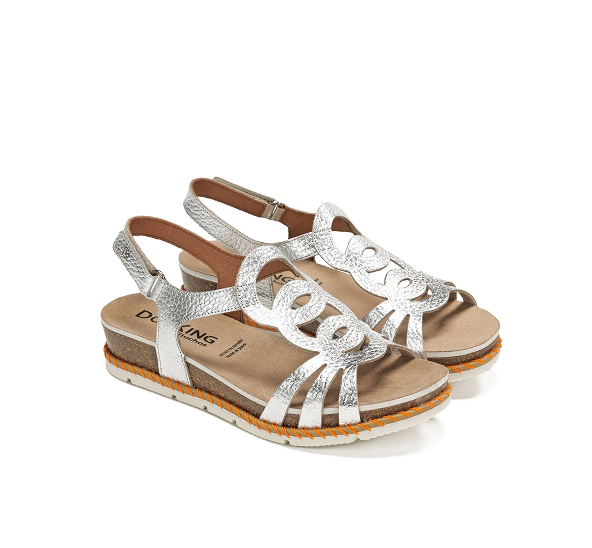 Dorking by Fluchos Sport D9322 sandale argent femme