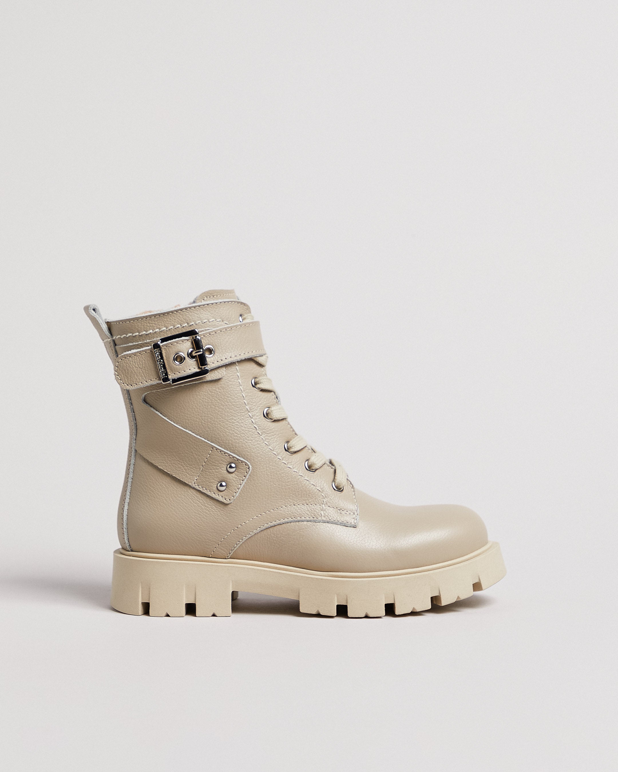 Nero Giardini Combat Boots rangers cuir ado fille 35