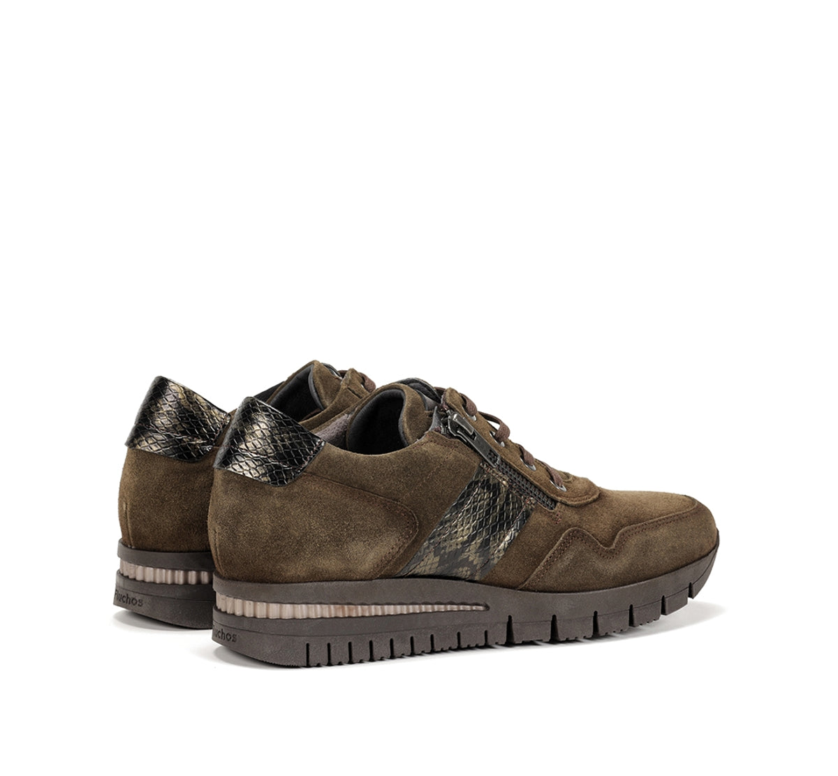 Fluchos Meryl F1619 baskets vert semelle crantée