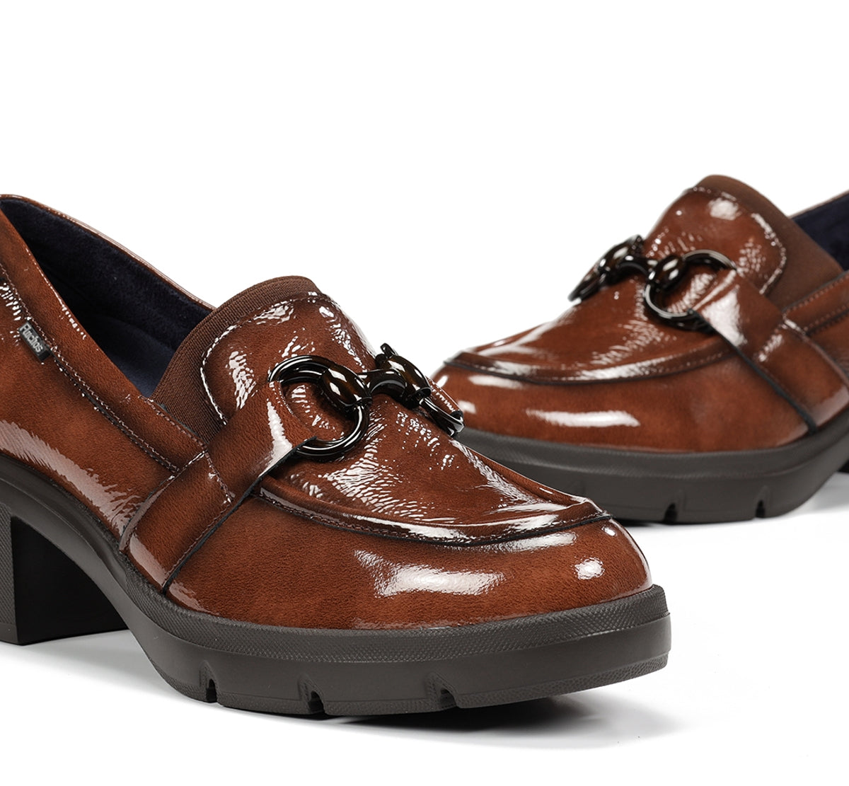 Fluchos Fugaz F2111 mocassins femme marron talon