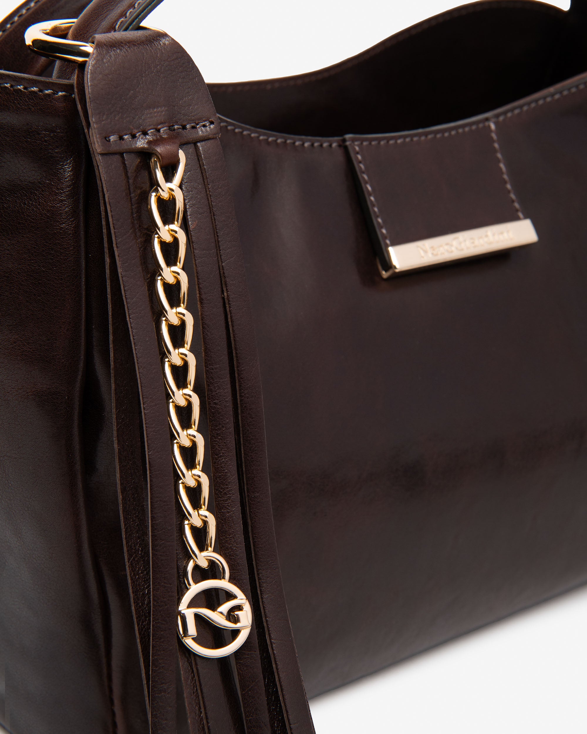 Nero Giardini Bags sac hobo cuir doré PZ