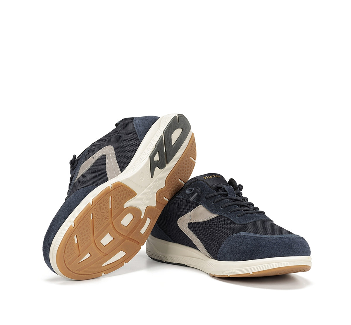 Fluchos Trento F2442 basket bleue homme cuir