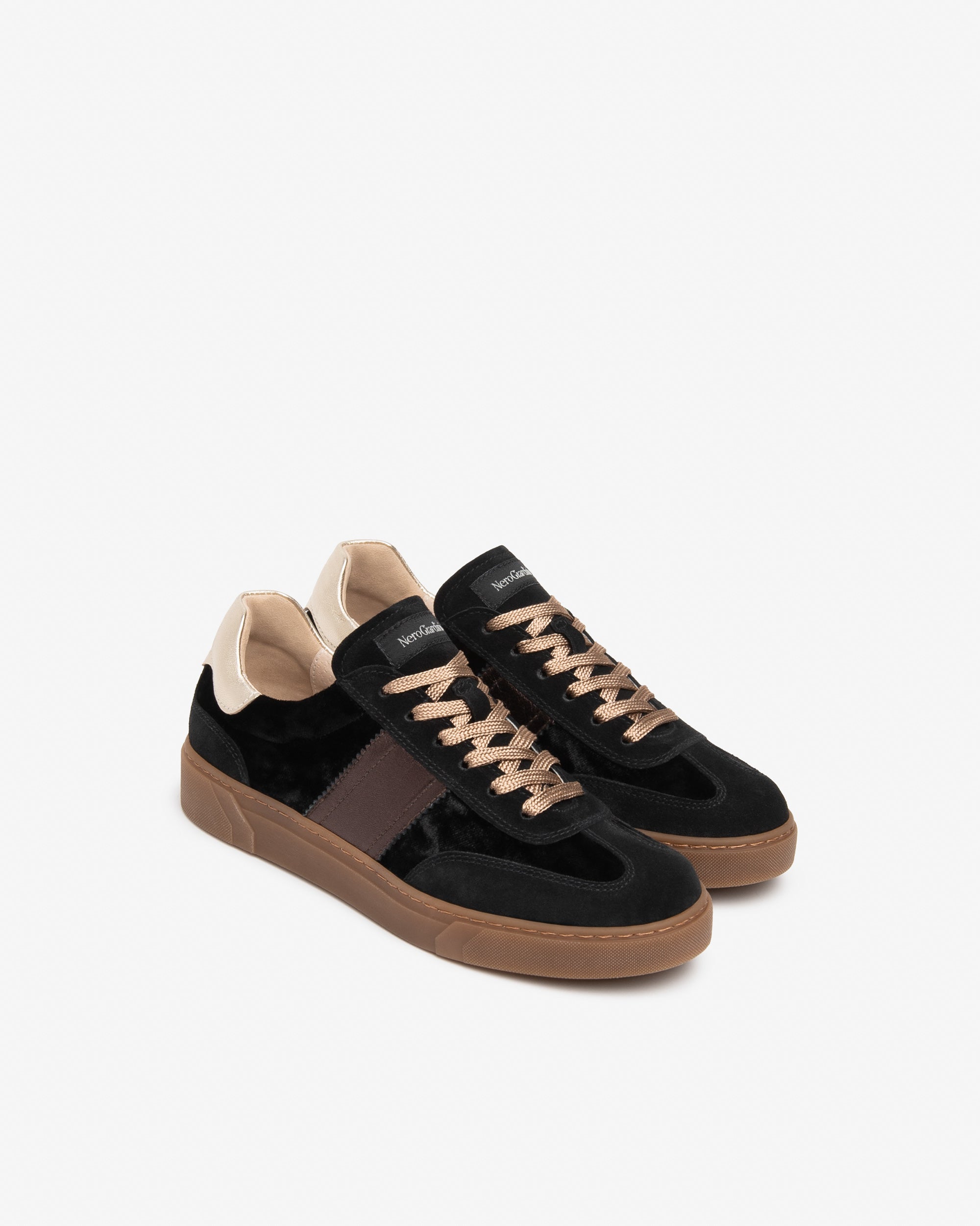 Nero Giardini Sneakers baskets femme daim cuir pointure 38